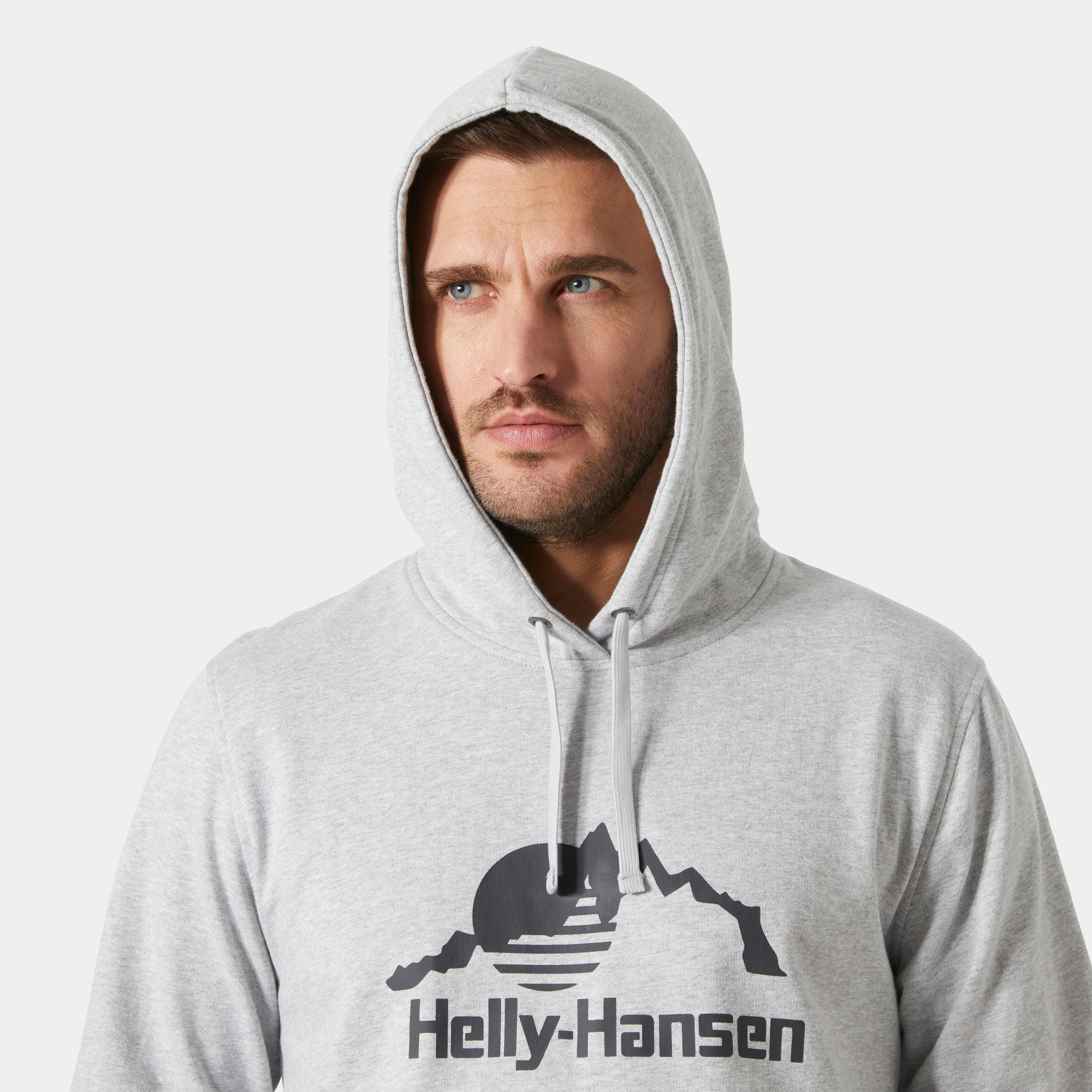 Men's Nord Graphic Pullover Hoodie - 952 GREY MELANGE