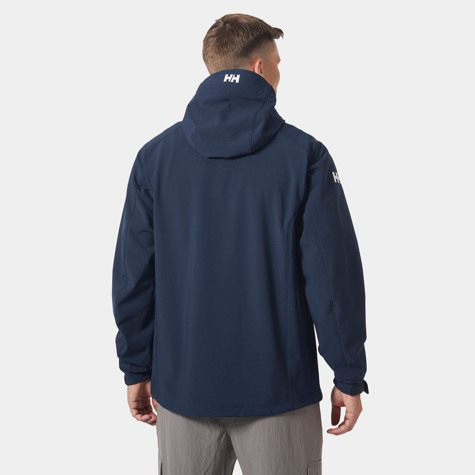 Men's Paramount Hooded Softshell Jacket - 597 NAVY