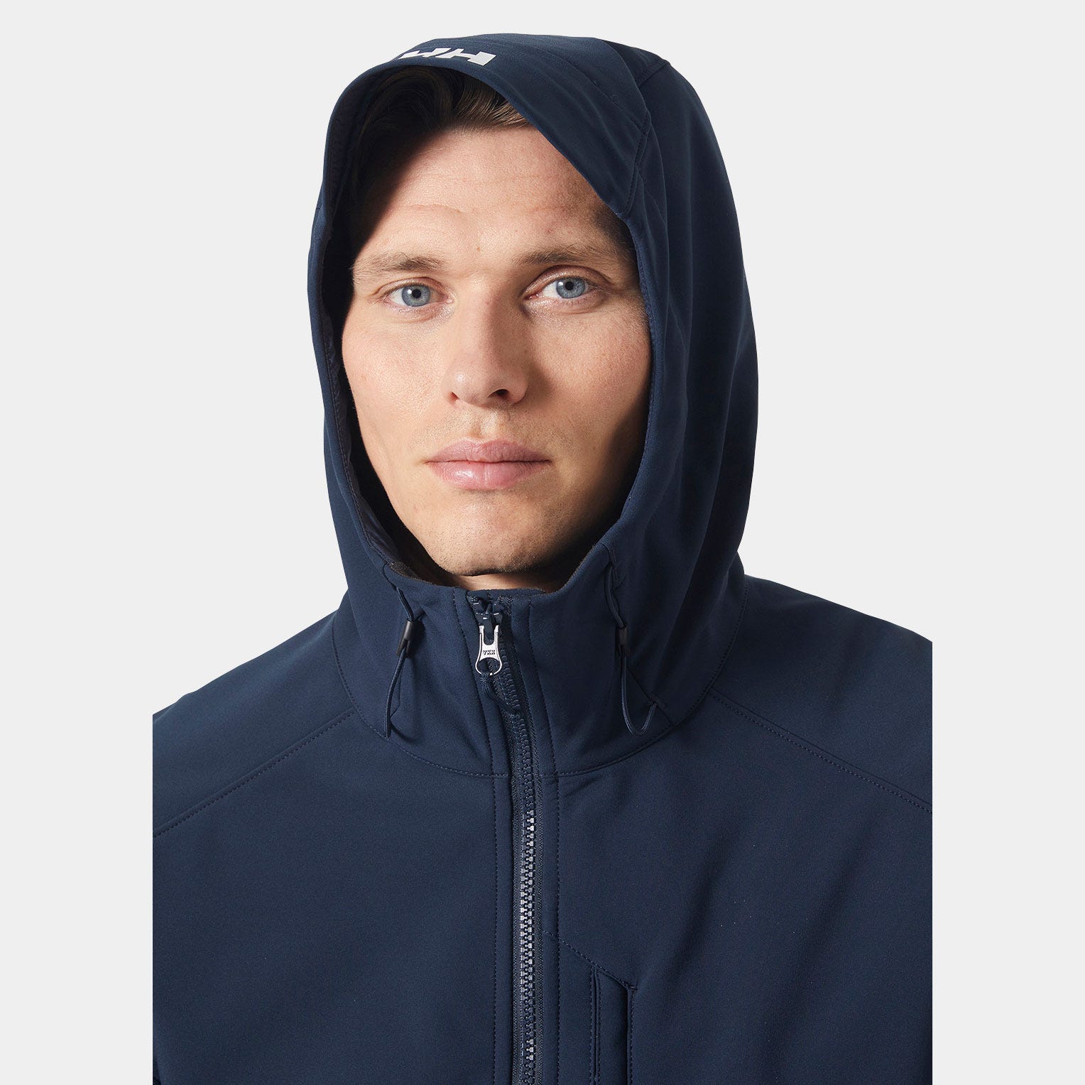 Men's Paramount Hooded Softshell Jacket - 597 NAVY