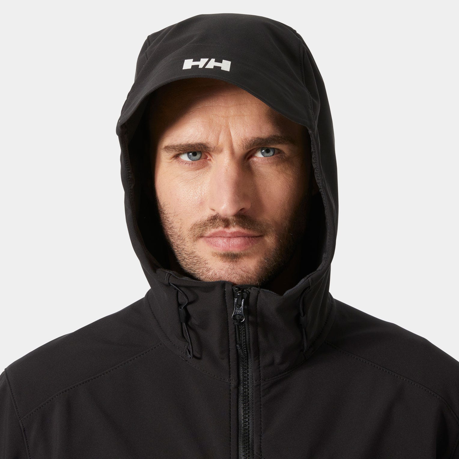Men's Paramount Hooded Softshell Jacket - 990 BLACK
