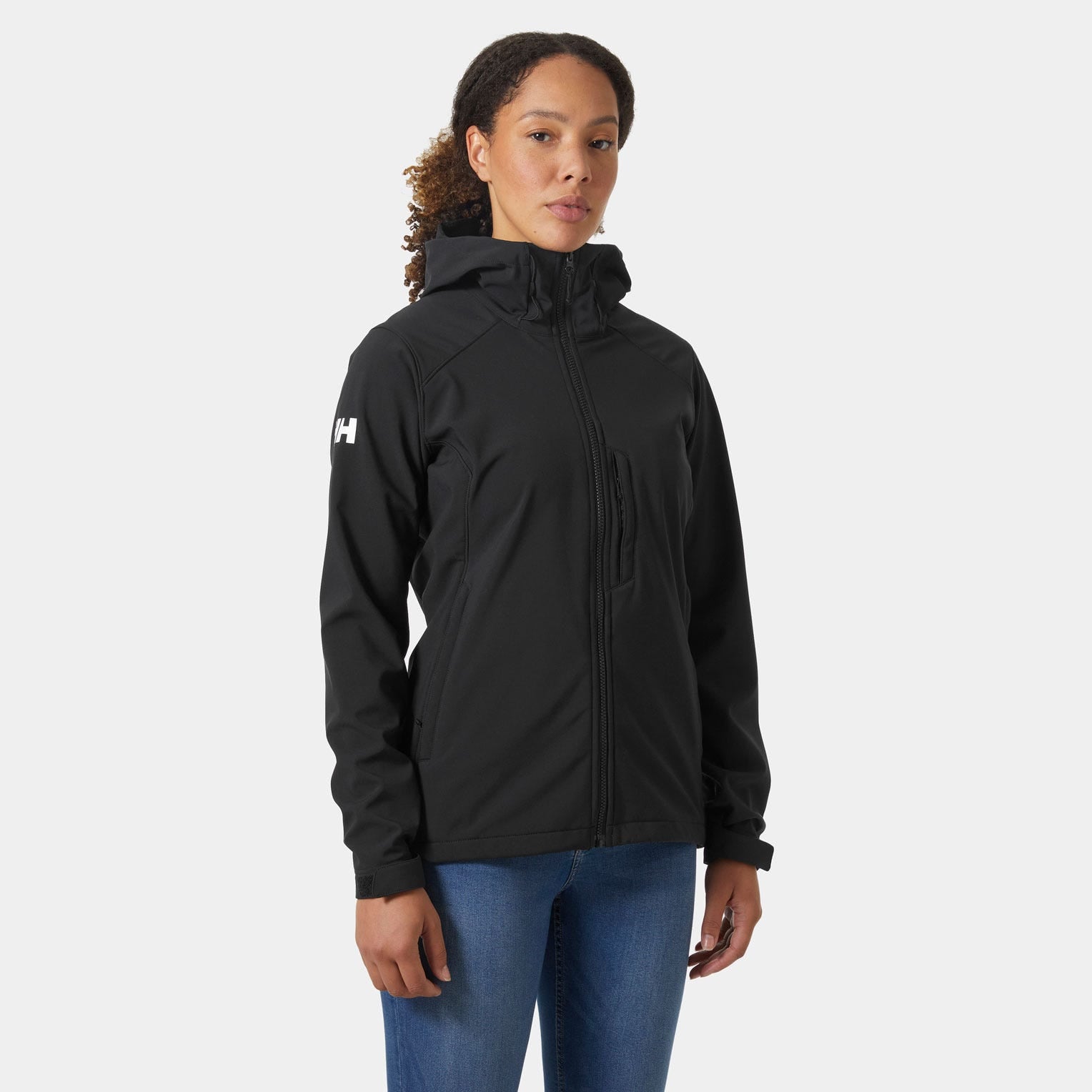 Women's Paramount Hooded Softshell Jacket - 990 BLACK
