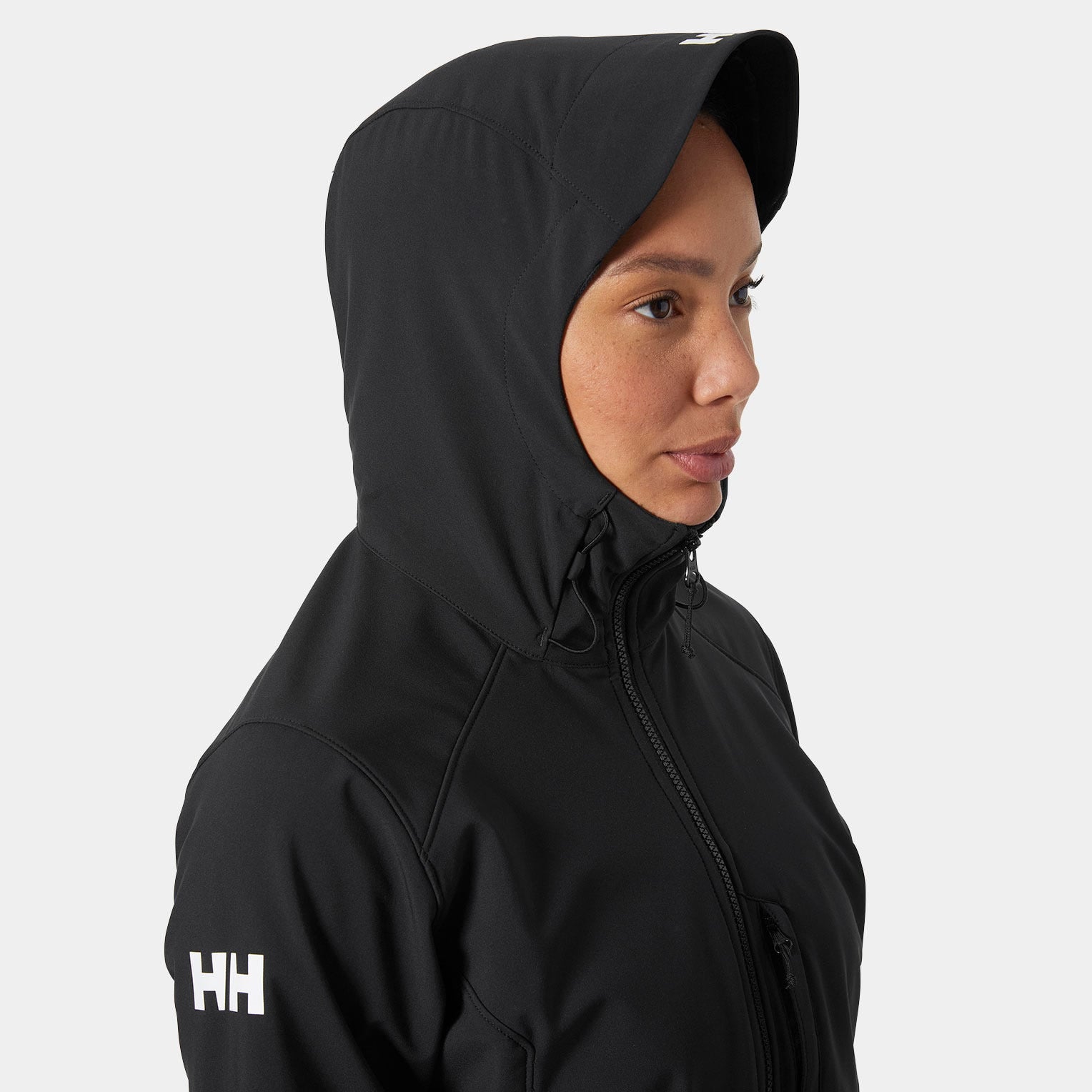 Women's Paramount Hooded Softshell Jacket - 990 BLACK
