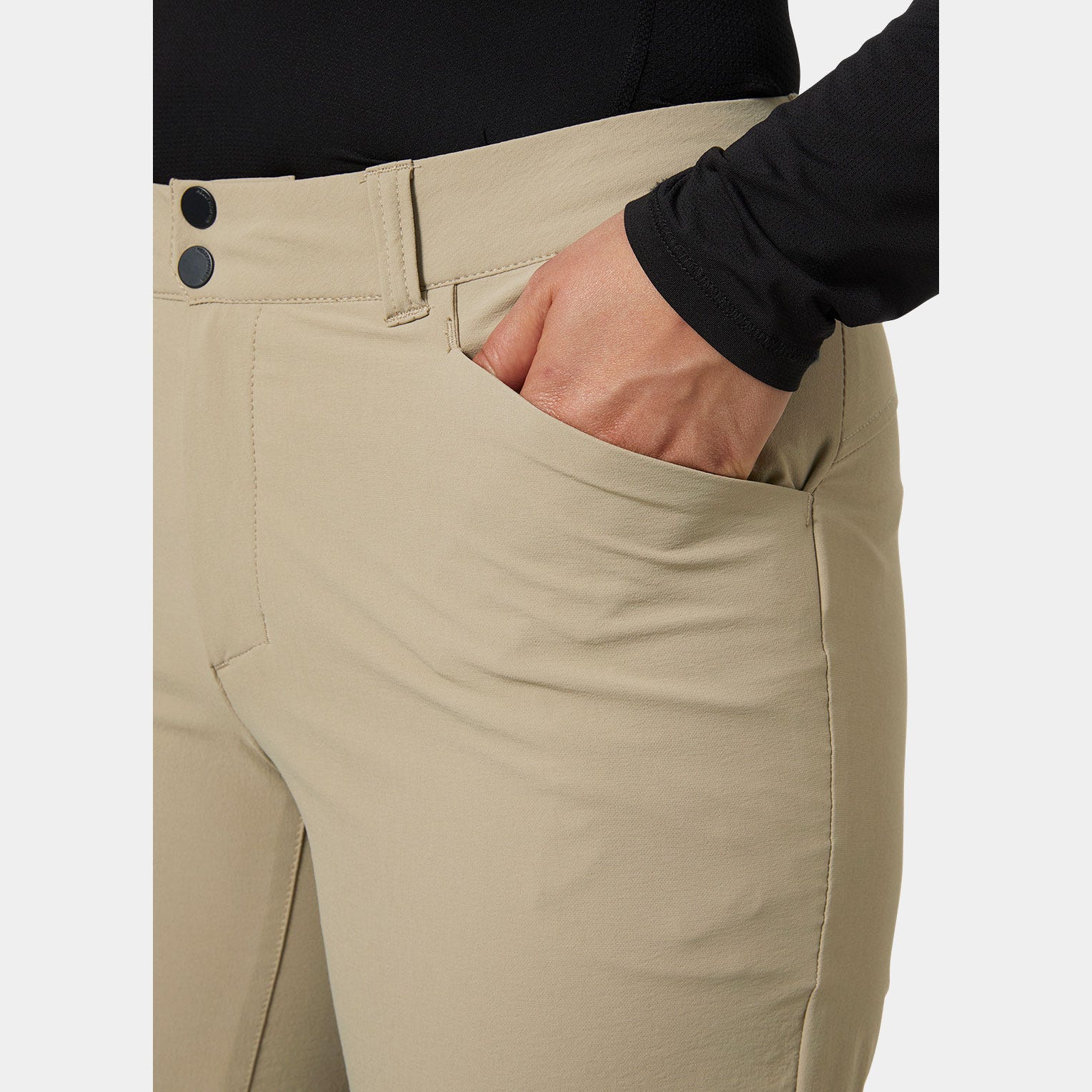 Women's Brona Softshell Shorts - 757 PEBBLE