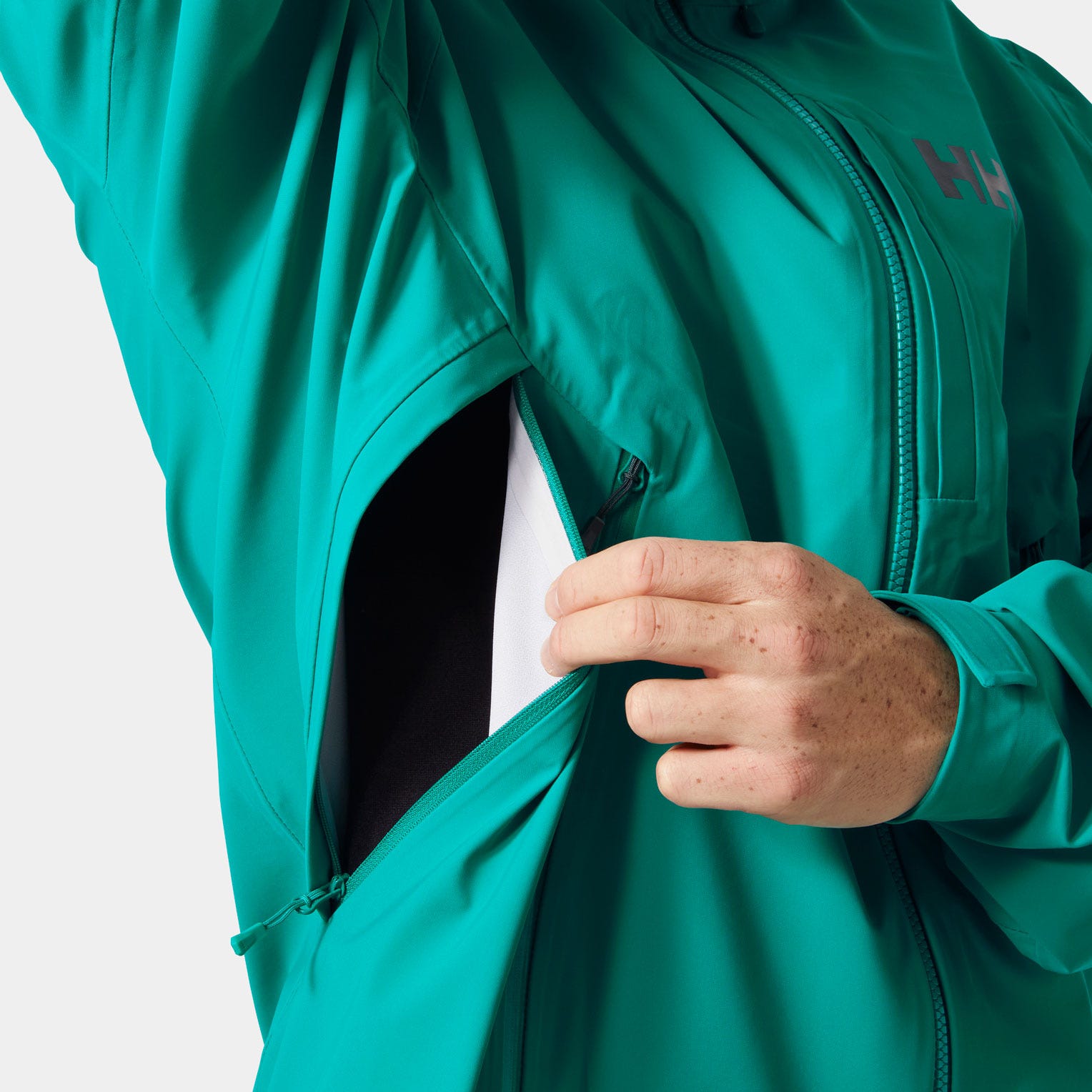 Men's Verglas Backcountry Ski Shell Jacket - 466 SIGNAL GREEN
