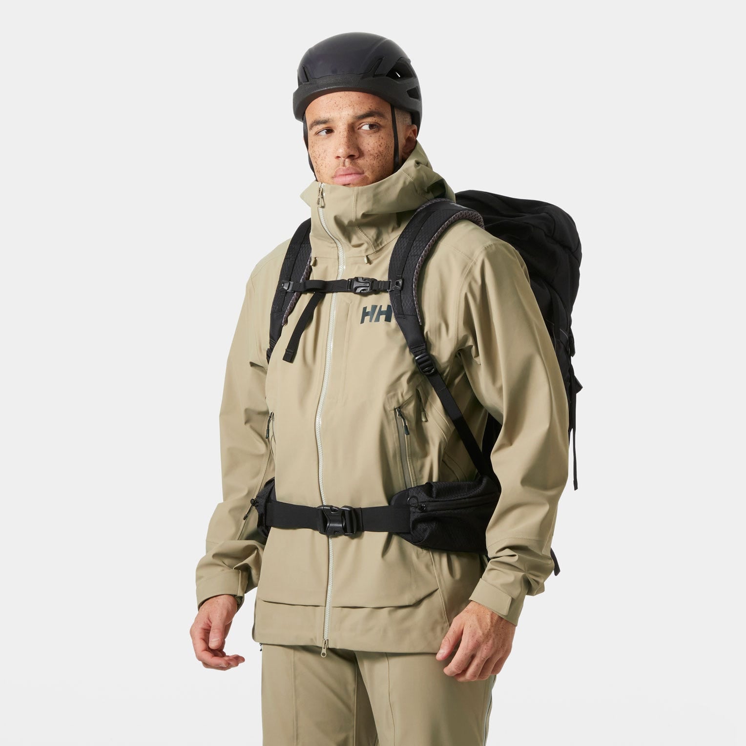 Men's Verglas Backcountry Ski Shell Jacket - 757 PEBBLE