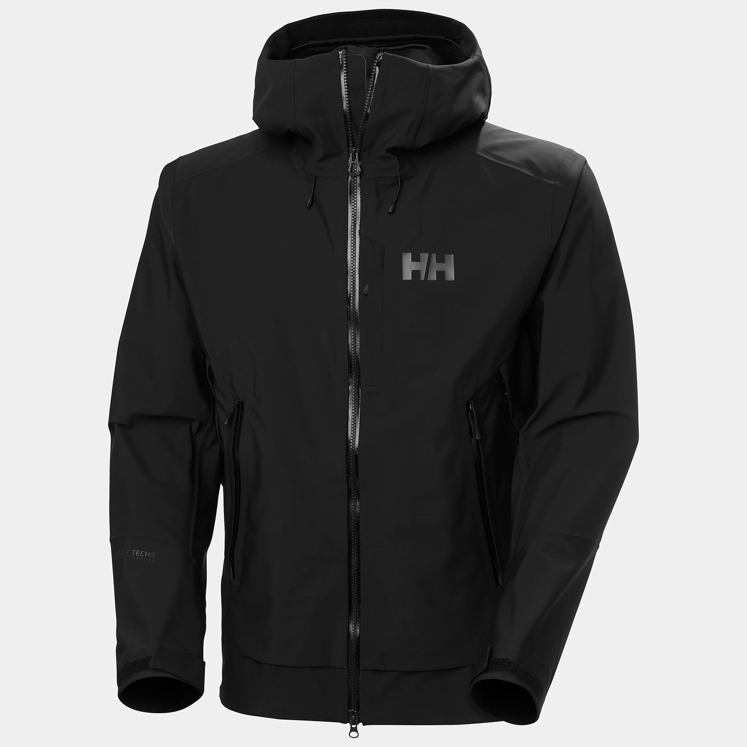 Men's Verglas Backcountry Ski Shell Jacket - 990 BLACK