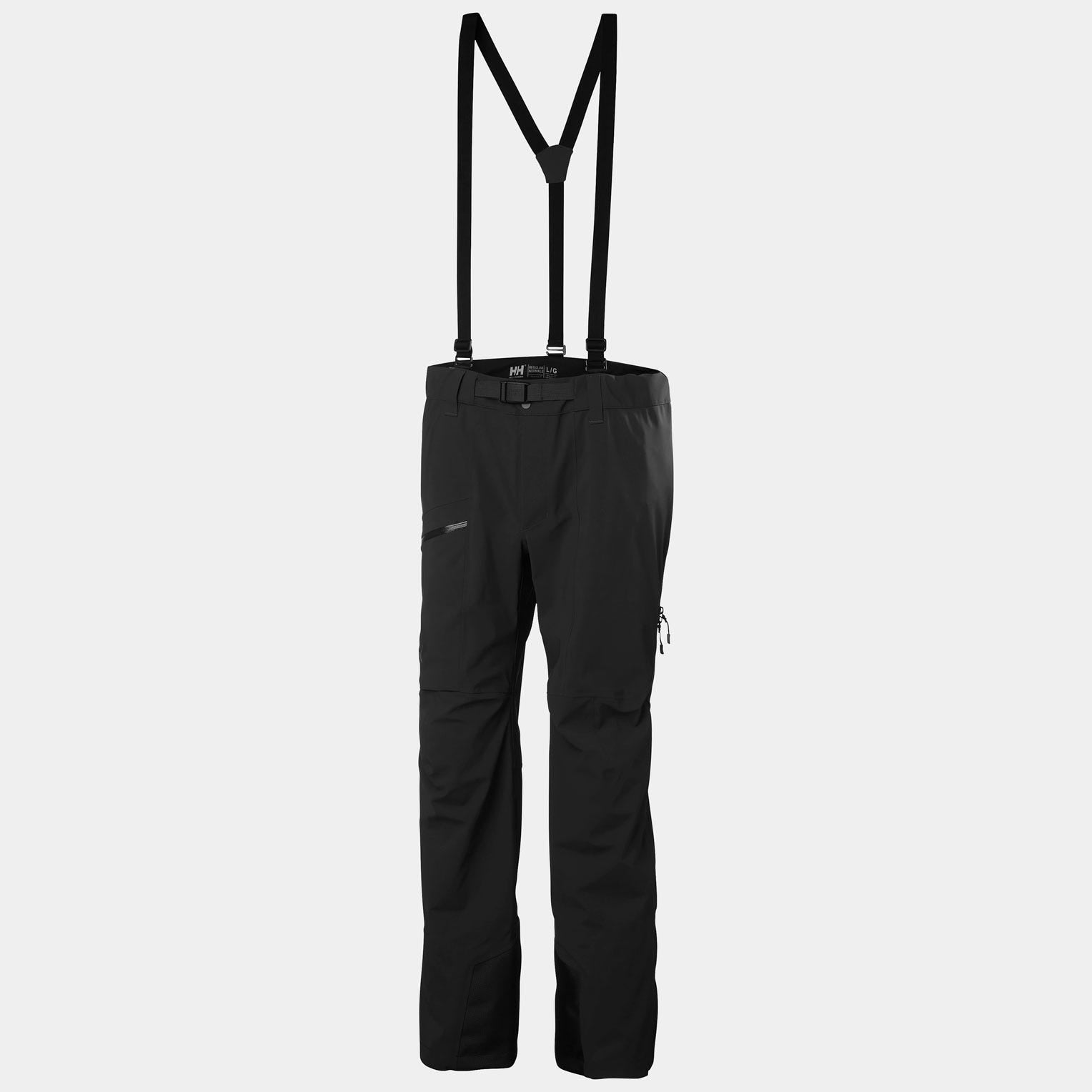 Men's Verglas Backcountry Ski Shell Pants - 990 BLACK