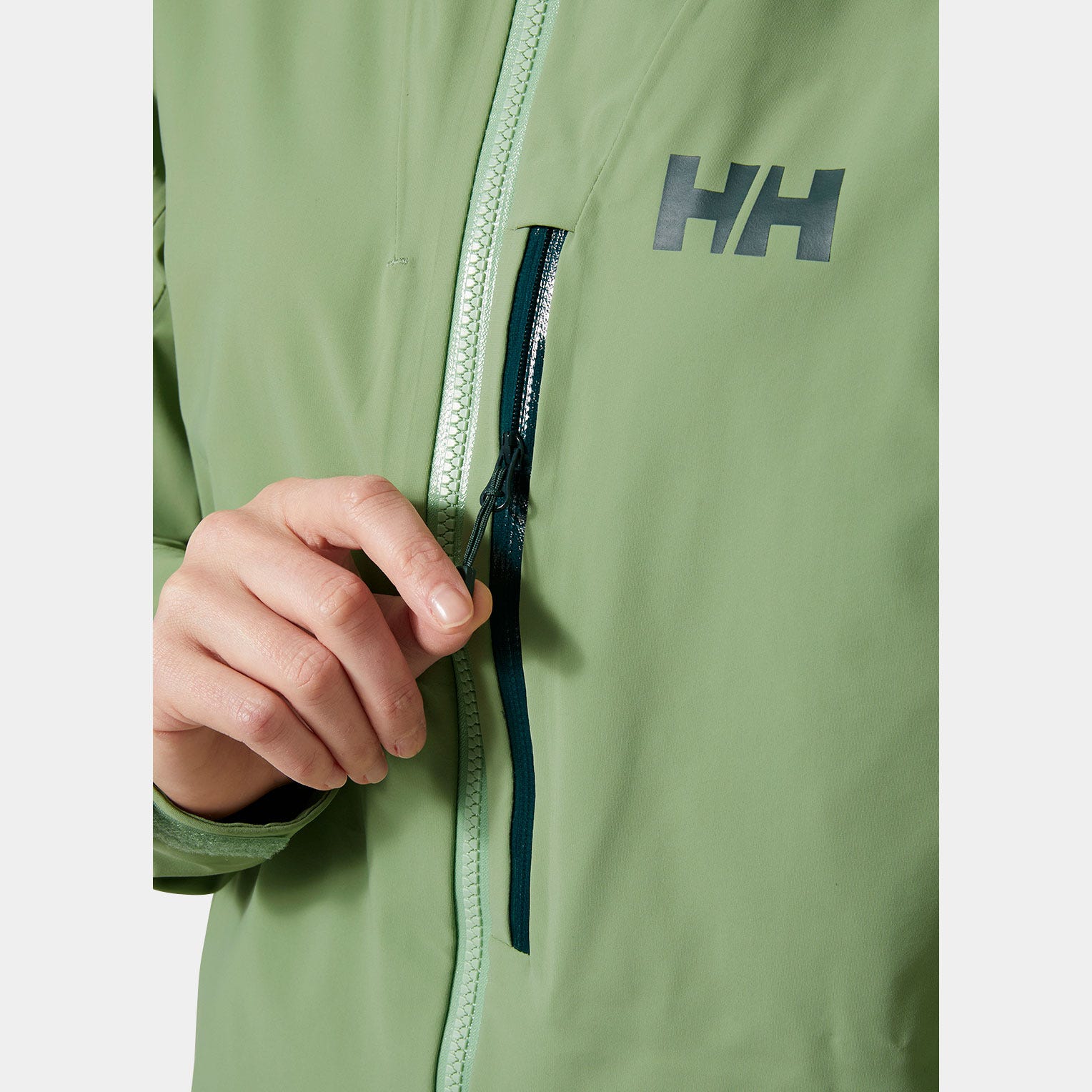 Women’s Verglas Backcountry Ski Shell Jacket - 406 JADE 20