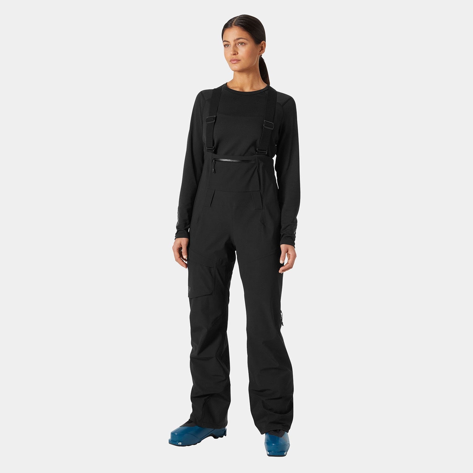 Women’s Verglas Backcountry Ski Bib Pants - 990 BLACK