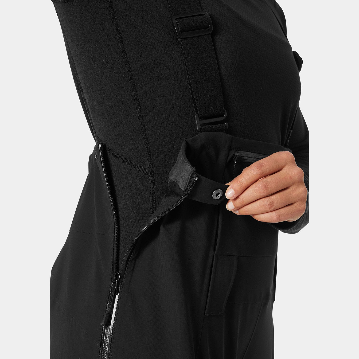 Women’s Verglas Backcountry Ski Bib Pants - 990 BLACK