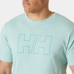 Men's HH® Tech Logo T-Shirt - 416 LAGOON