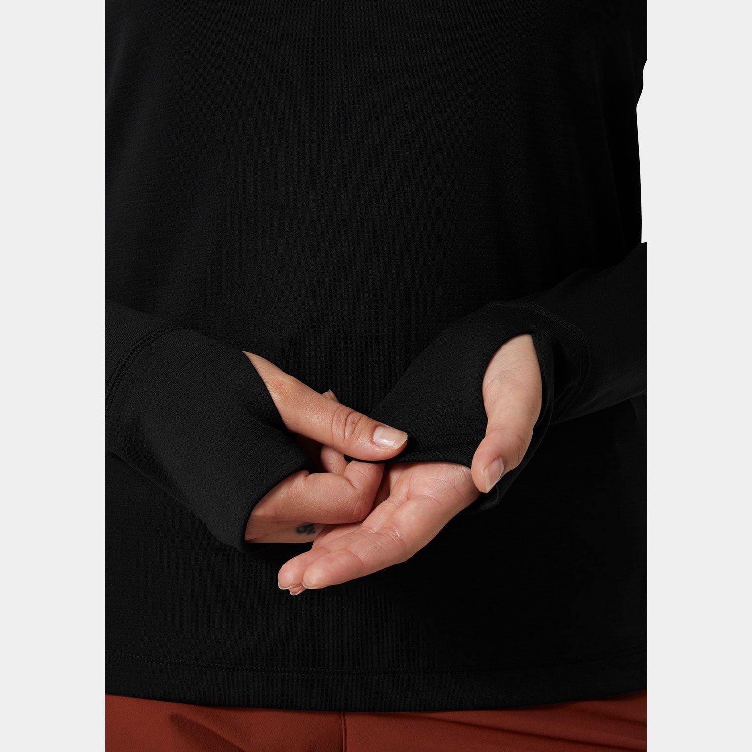 Women's LIFA® Tech Lite 1/2 Zip T-Shirt - 990 BLACK