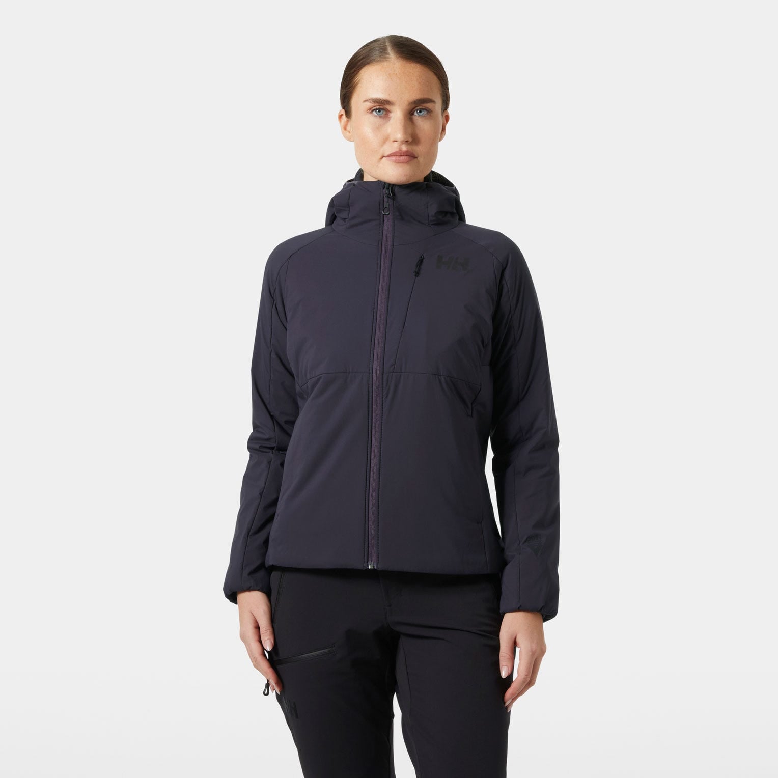 Women’s Odin Stretch Hood Insulator 2.0 - 660 BLACK GRAPE