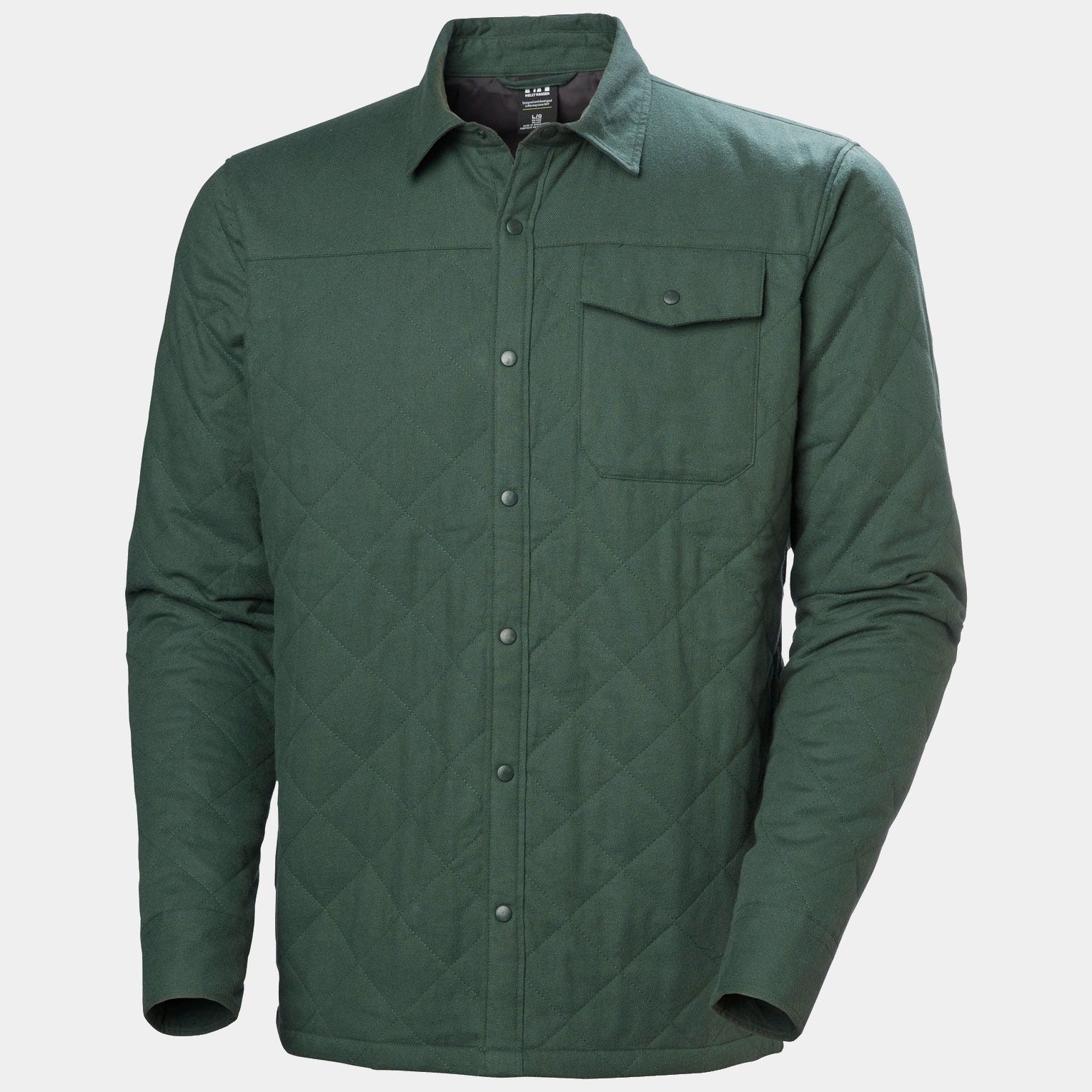 Men's Isfjord Insulated Shacket - 390 JUNGLE GREEN