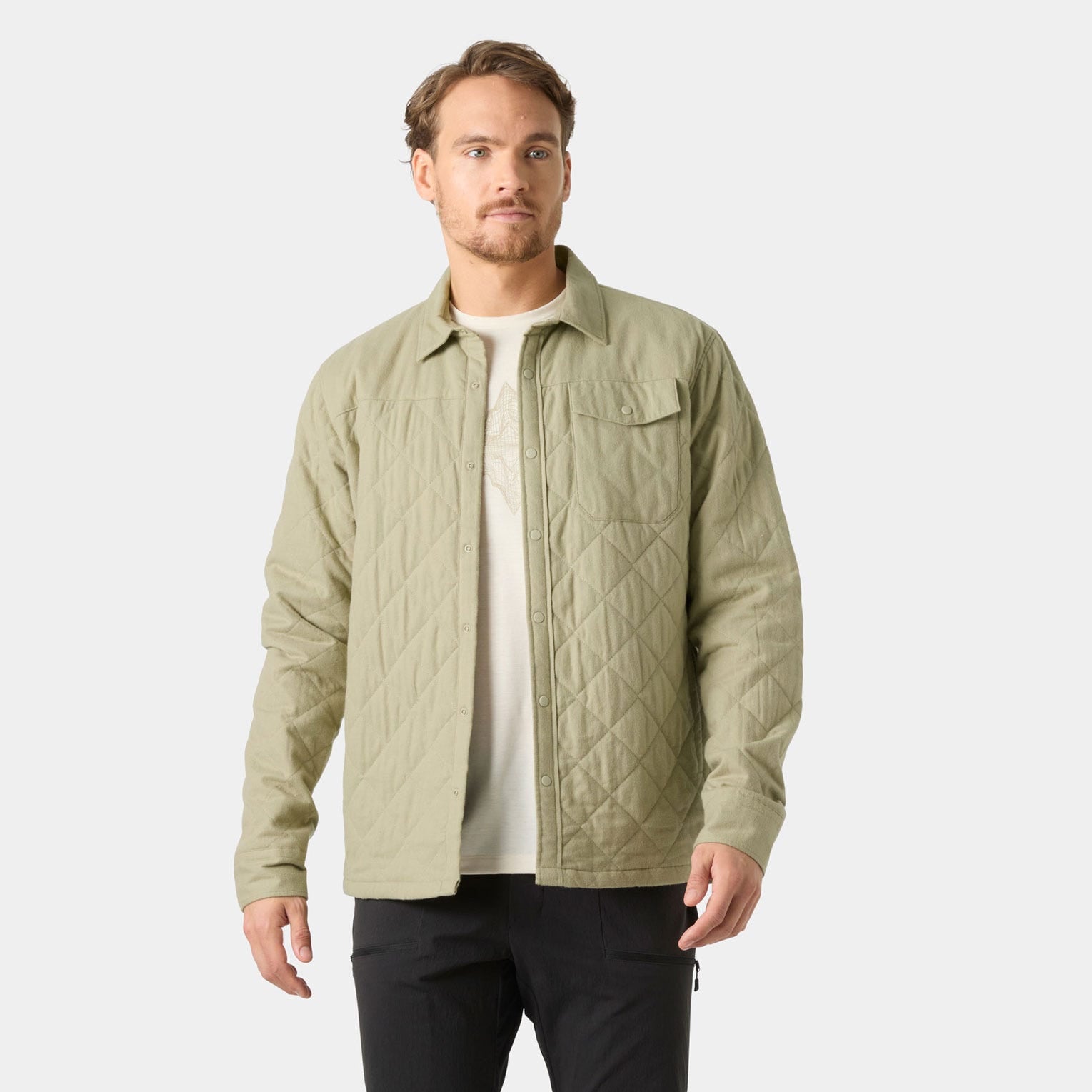 Men's Isfjord Insulated Shacket - 463 LIGHT LAV