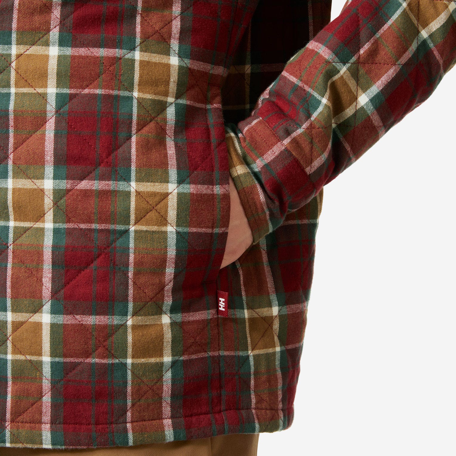 Men's Isfjord Insulated Shacket - 718 SEPIA FJELL PLAID