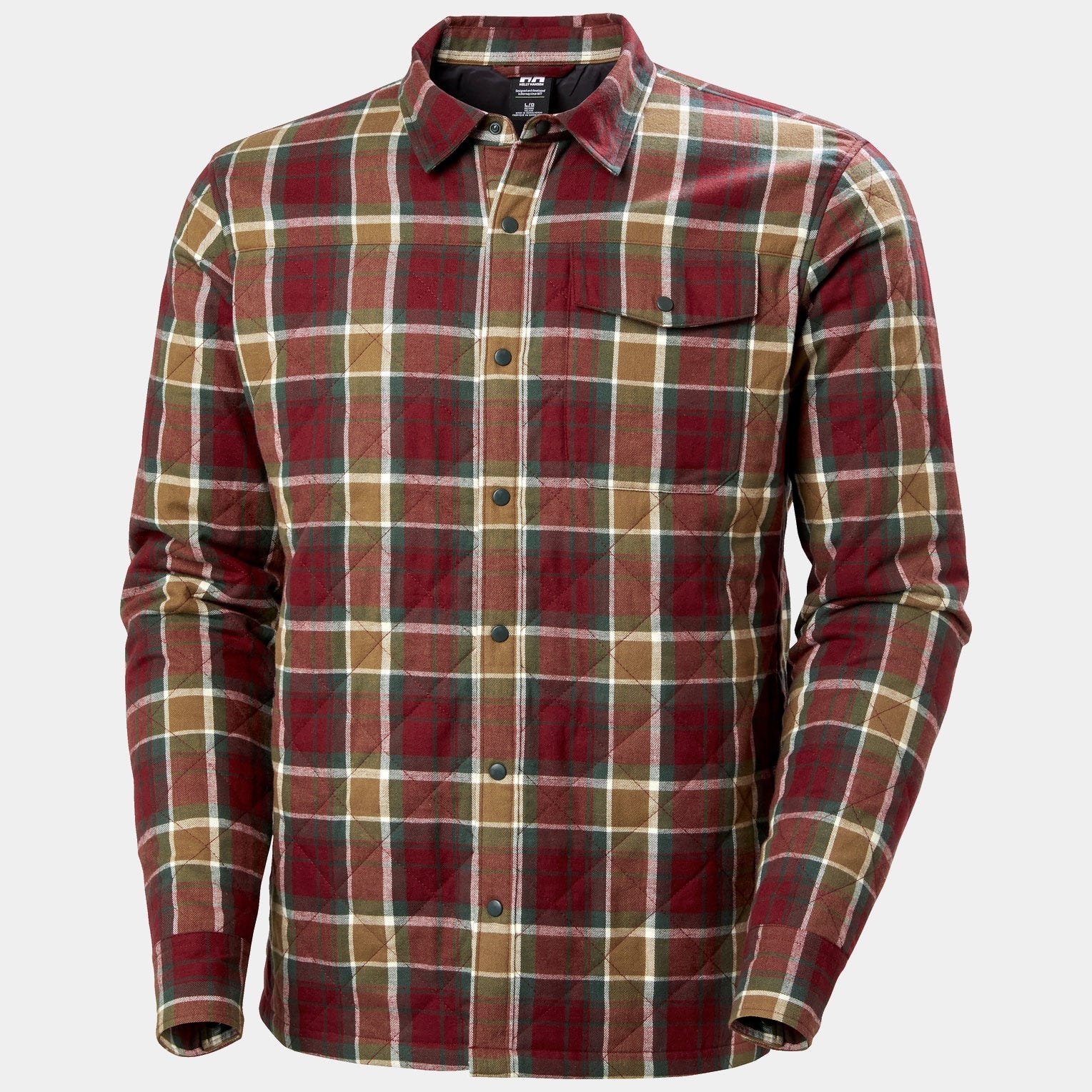 Men's Isfjord Insulated Shacket - 718 SEPIA FJELL PLAID