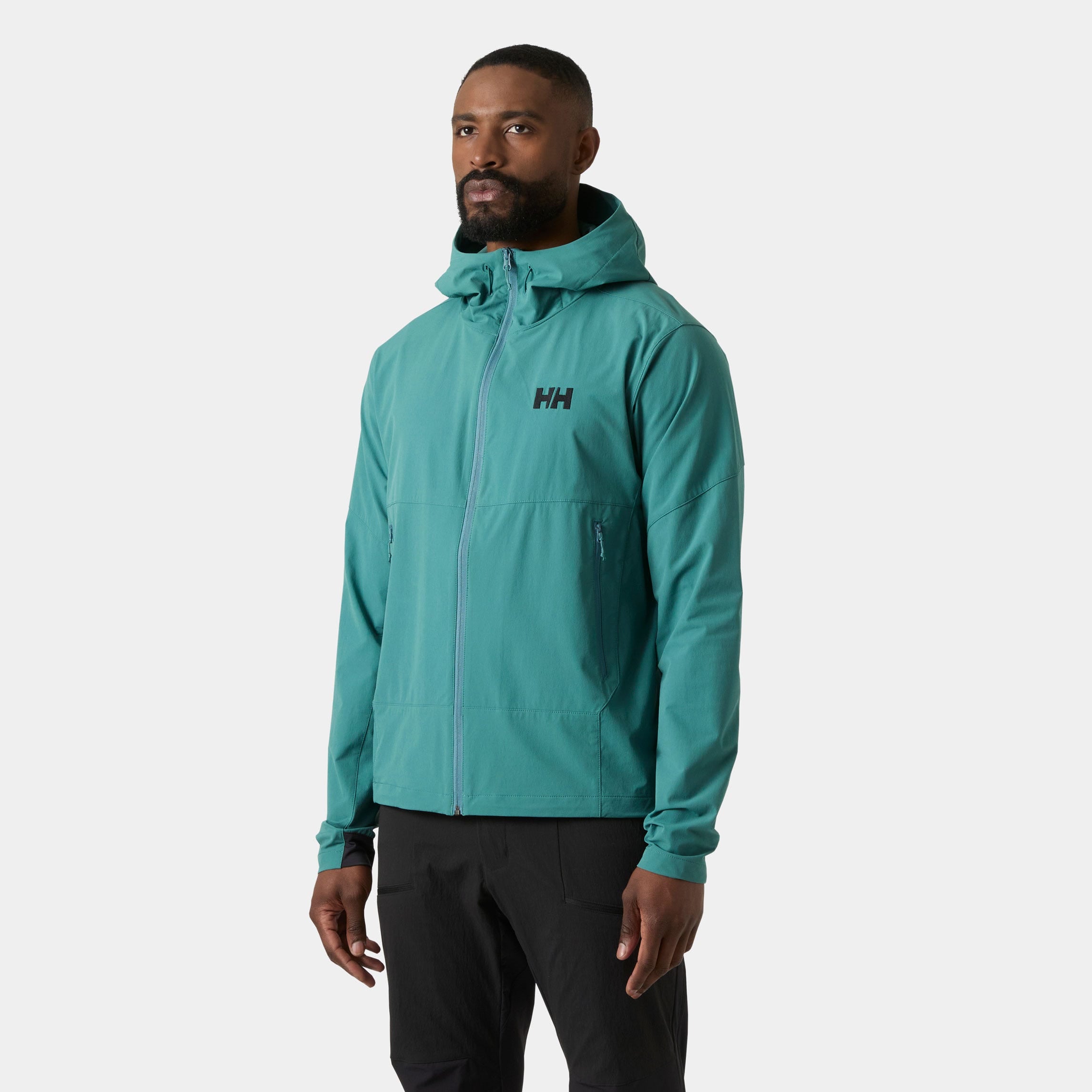 Men's Blaze Hooded Softshell Jacket - 494 OPAL GREEN