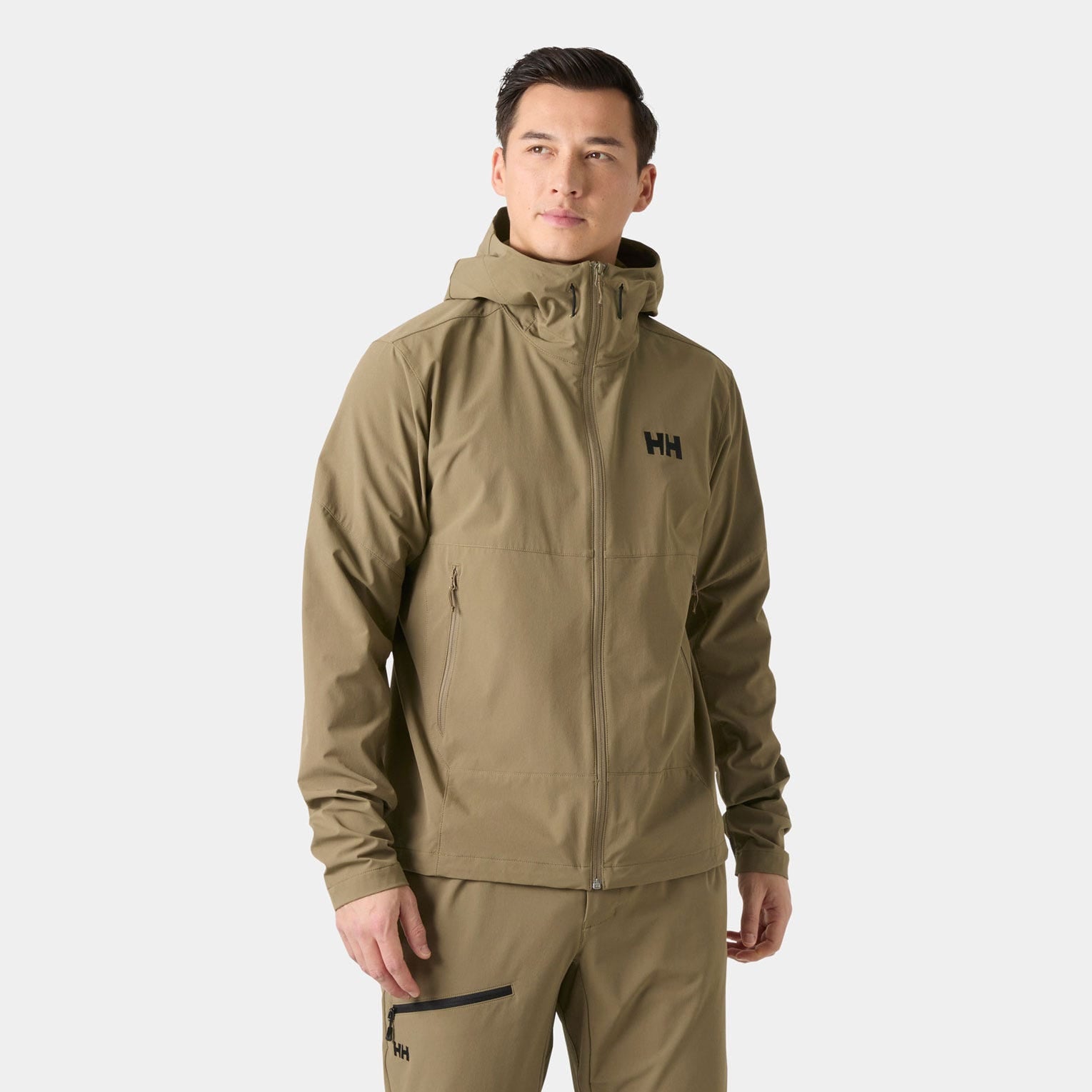 Men's Blaze Hooded Softshell Jacket - 746 BEDROCK