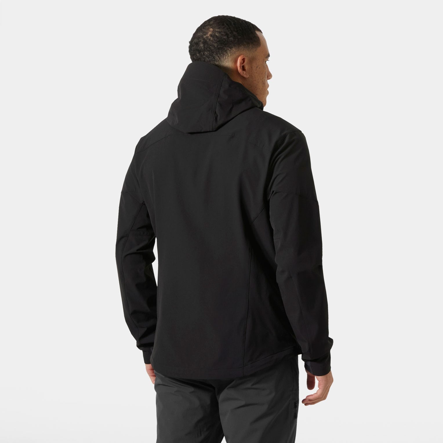Men's Blaze Hooded Softshell Jacket - 990 BLACK