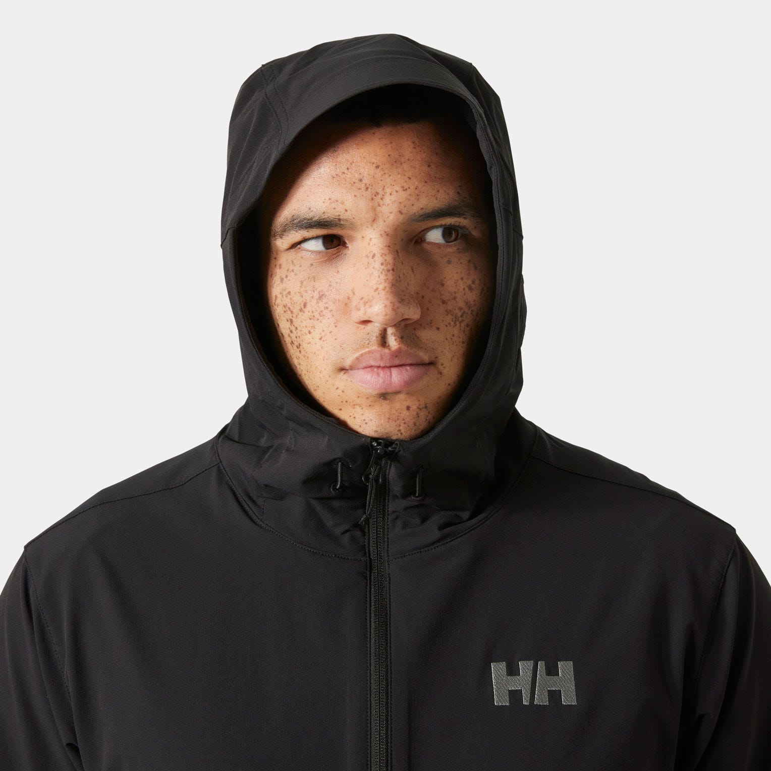 Men's Blaze Hooded Softshell Jacket - 990 BLACK
