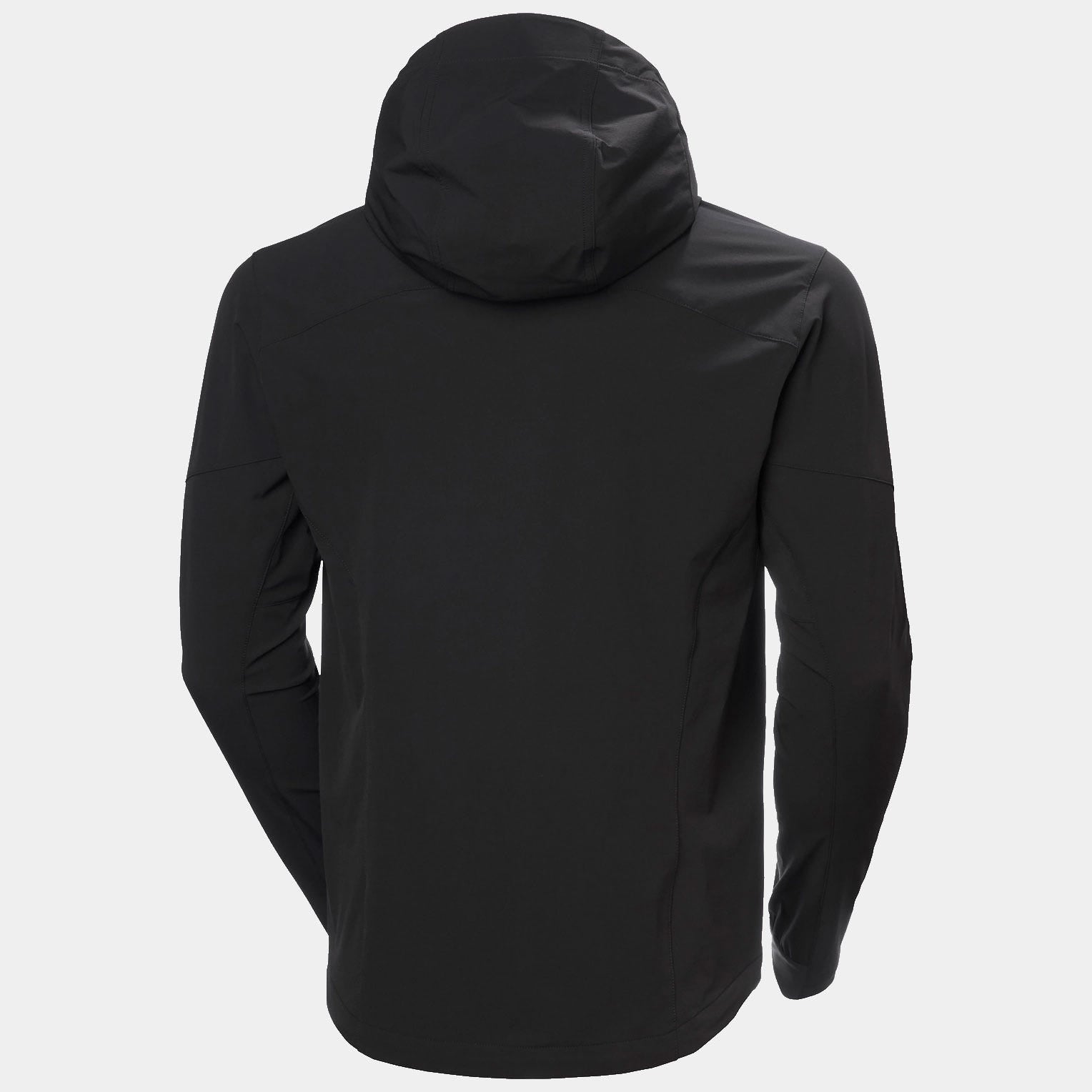Men's Blaze Hooded Softshell Jacket - 990 BLACK