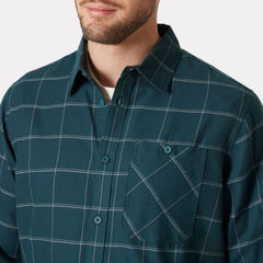 Men's Aker Flannel Long Sleeve Shirt - 489 CACTUS SIERRA PLAID
