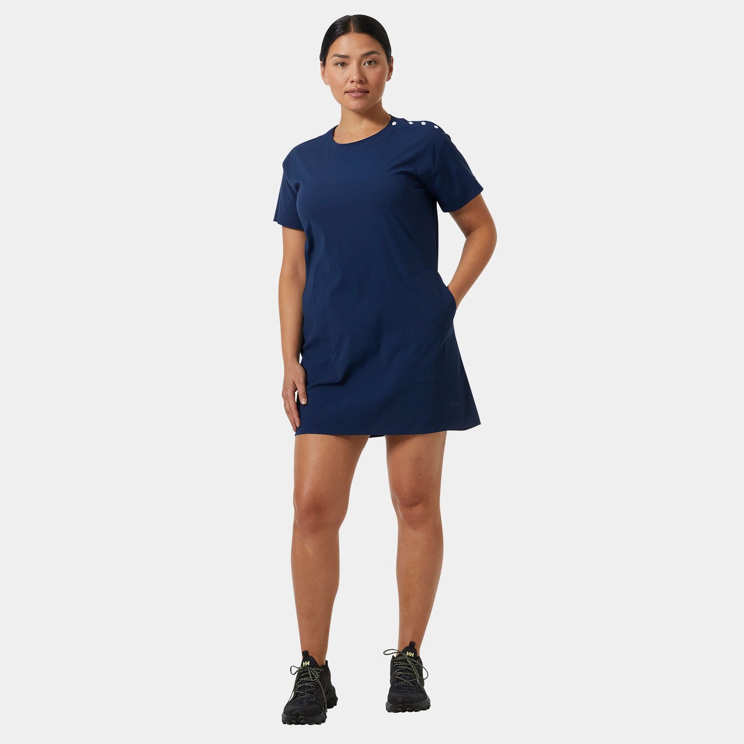 Women’s Tofino Solen Short Sleeve Dress - 584 OCEAN