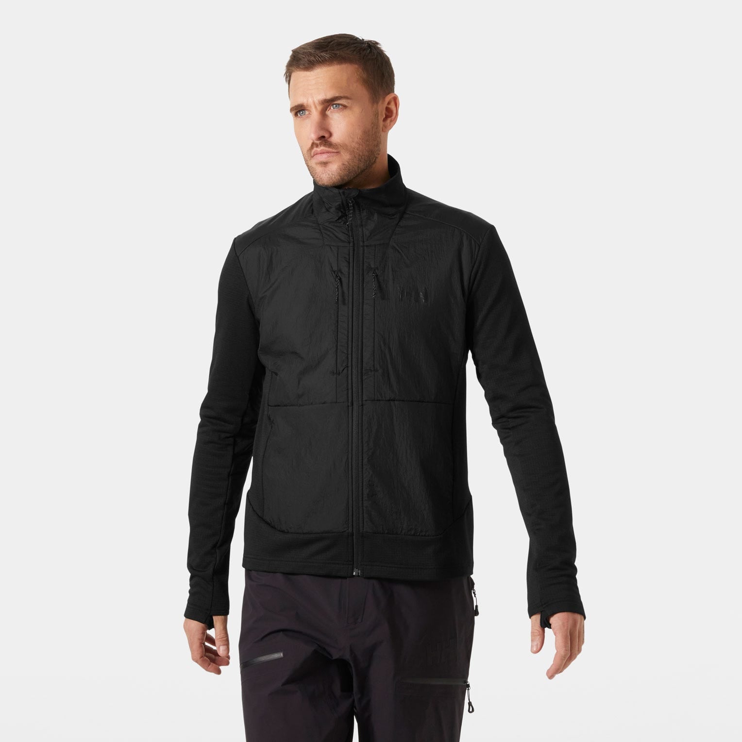 Men's Versalite Hybrid Fleece Jacket - 990 BLACK