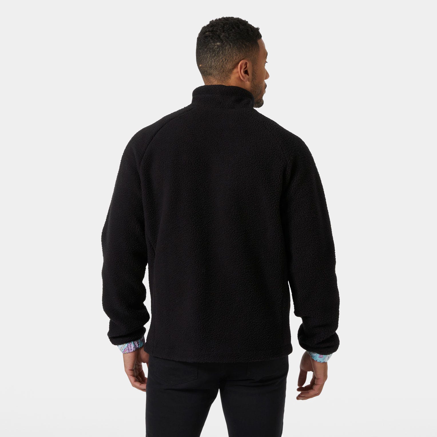 Men's Panorama Pile Snap - 990 BLACK OSLO AOP