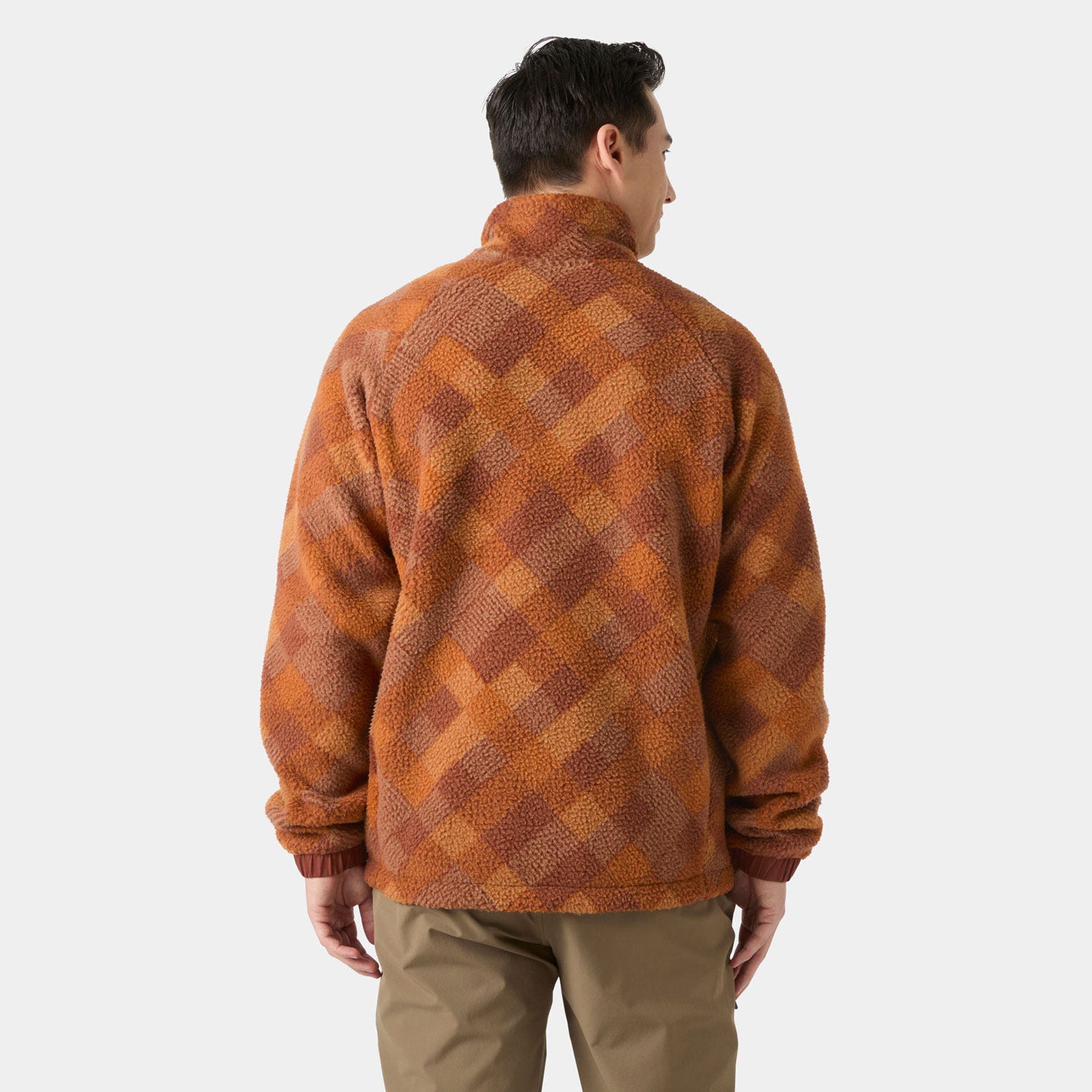 Men's Panorama Printed Pile Snap - 705 GINGER BISCUIT