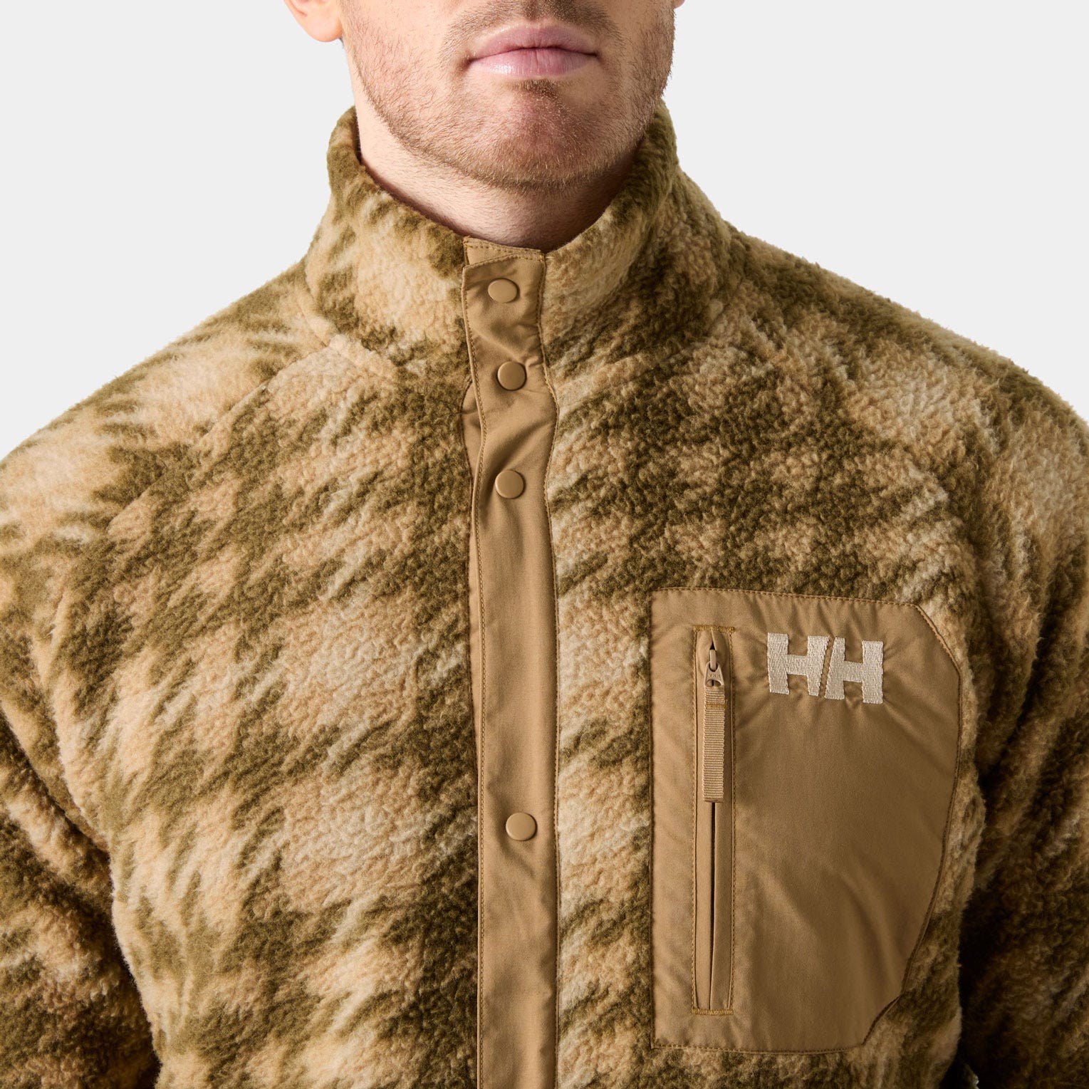 Men's Panorama Printed Pile Snap - 764 ELMWOOD EST