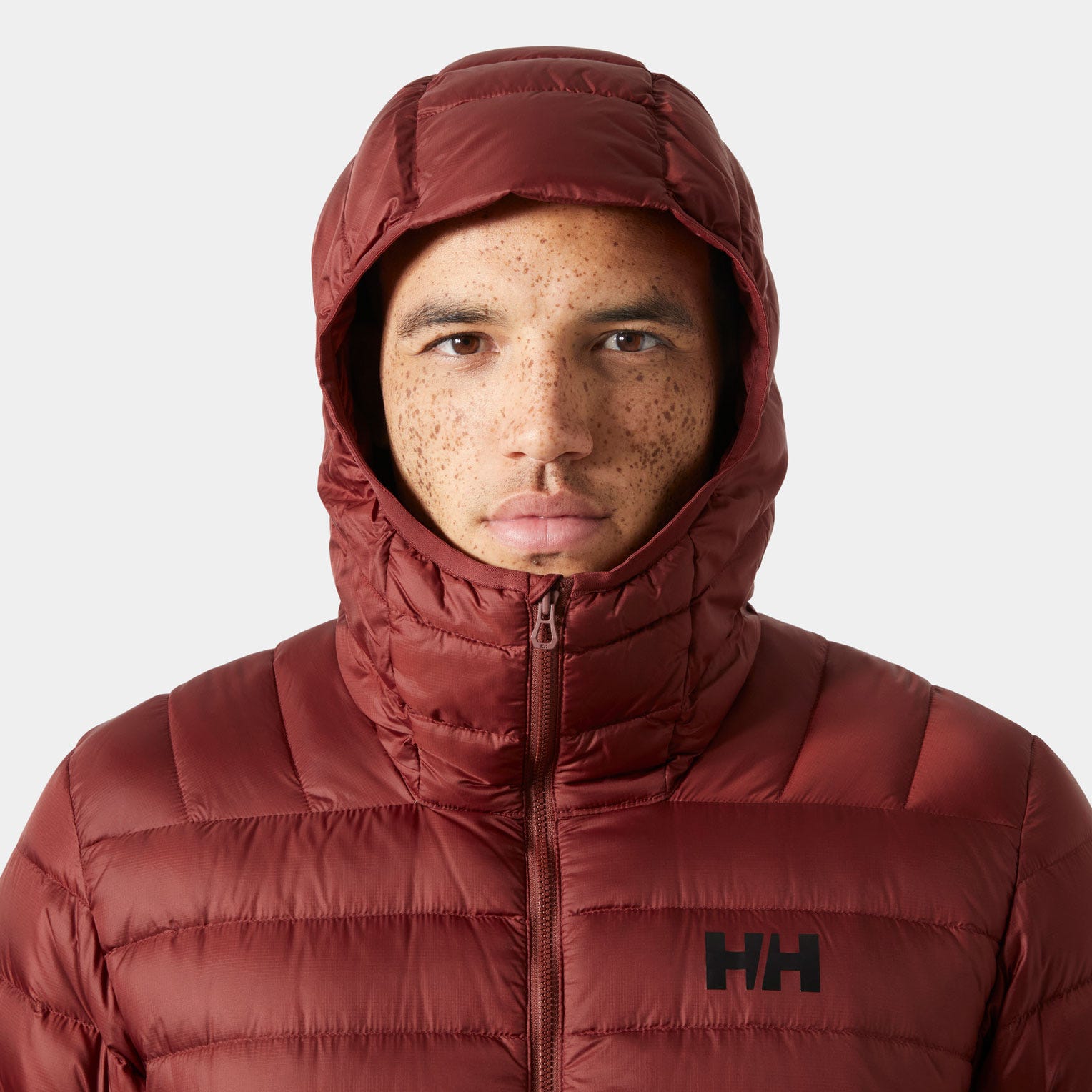 Men's Verglas Hooded Down Jacket 2.0 - 180 MARS RED