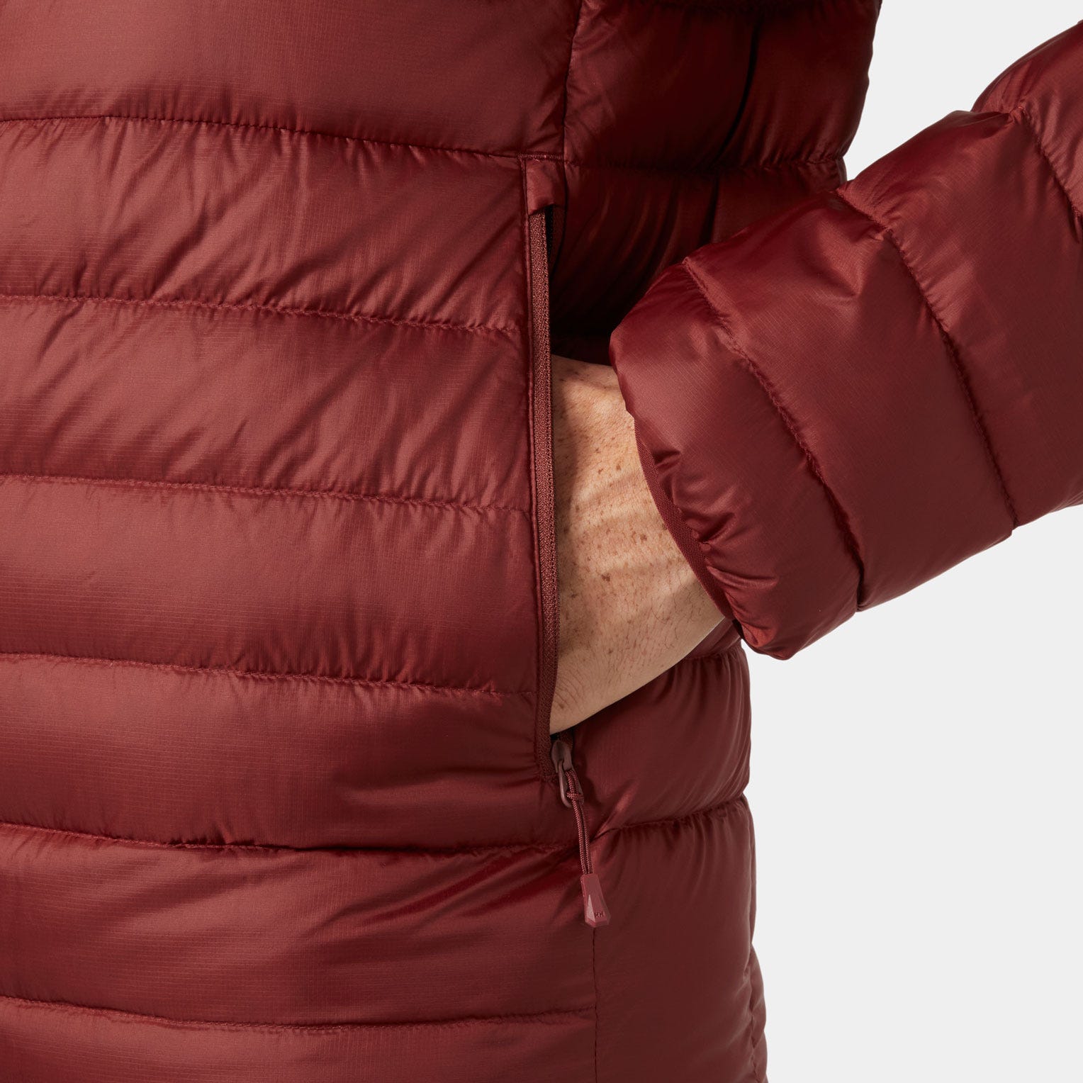 Men's Verglas Hooded Down Jacket 2.0 - 180 MARS RED