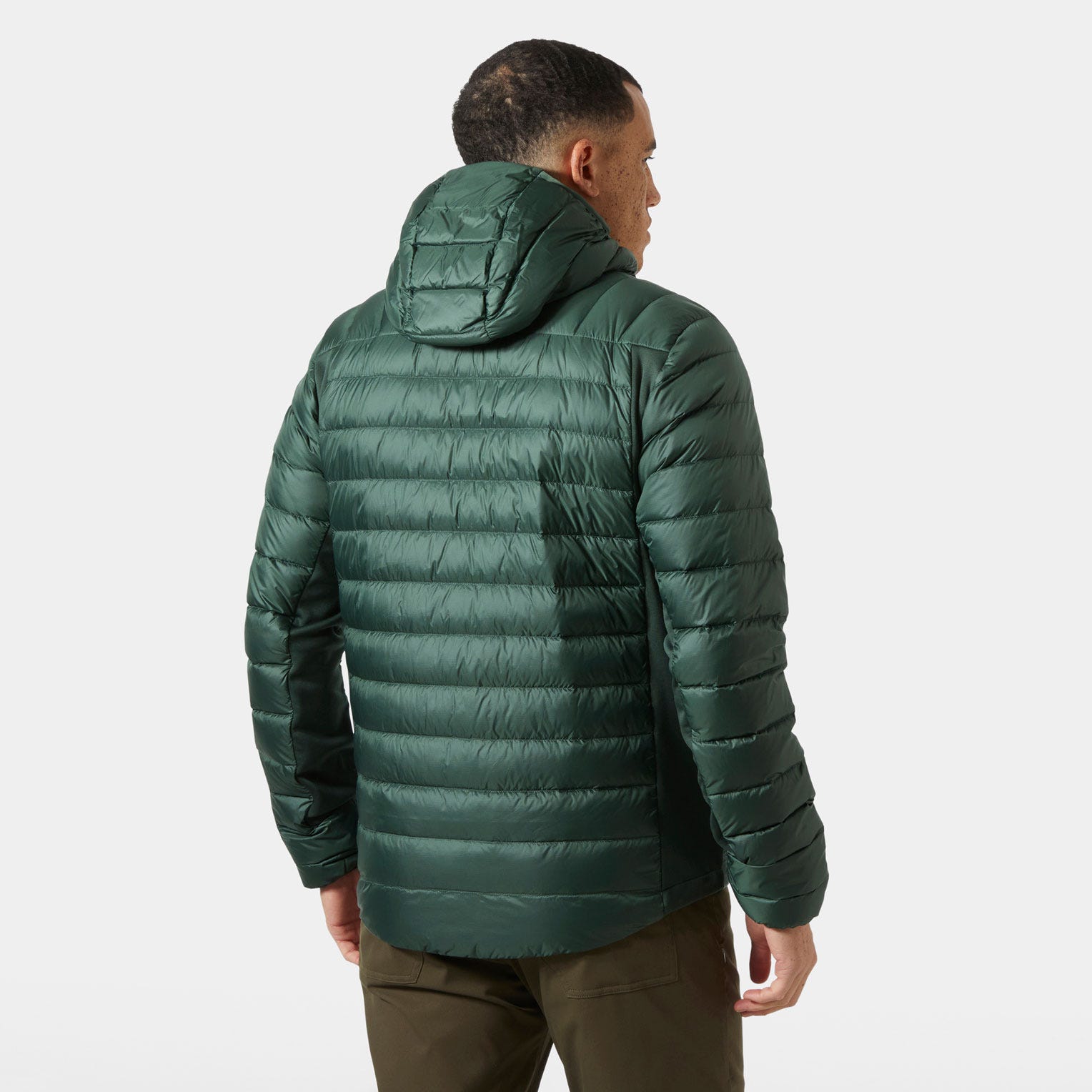 Men's Verglas Down Hybrid Hood 2.0 - 390 JUNGLE GREEN