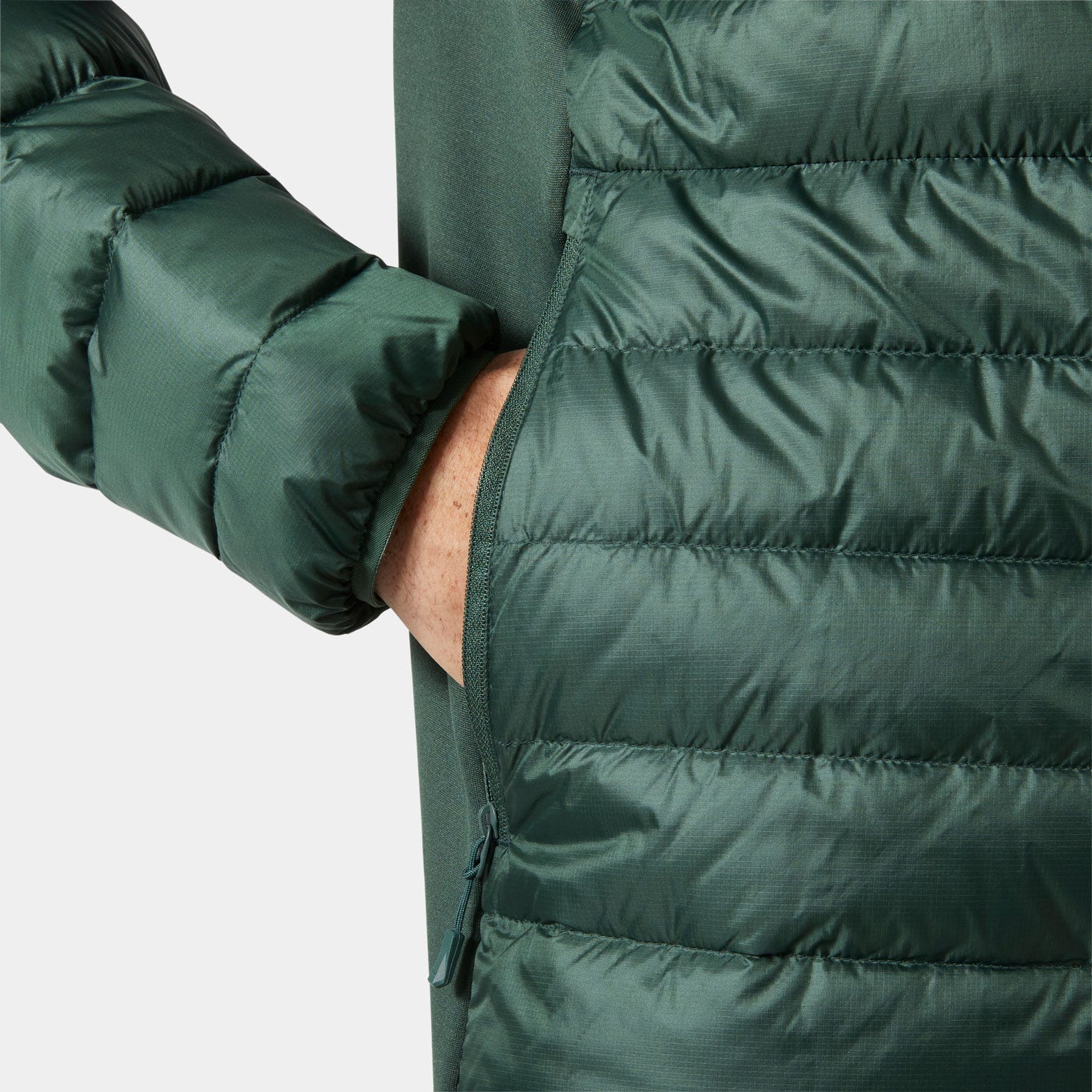 Men's Verglas Down Hybrid Hood 2.0 - 390 JUNGLE GREEN