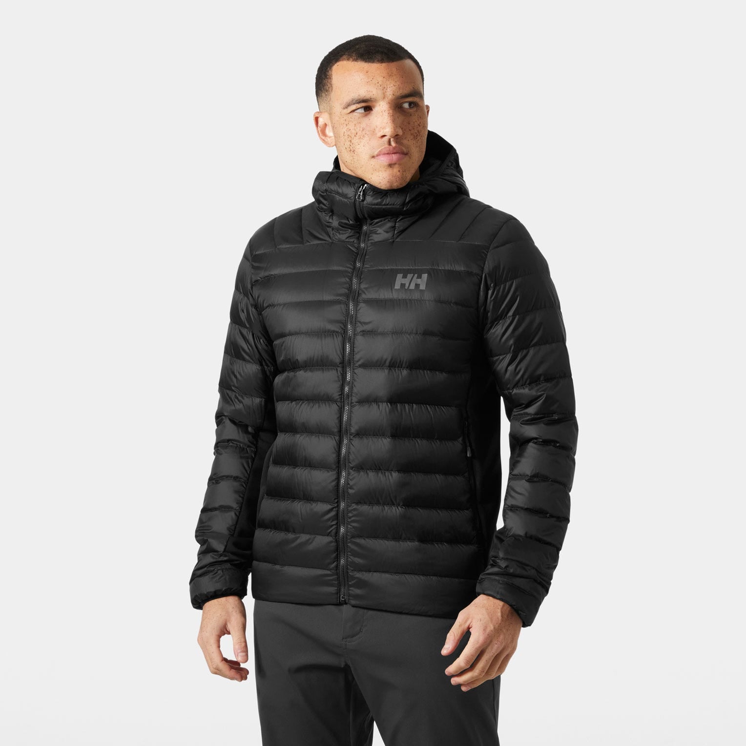 Men's Verglas Down Hybrid Hood 2.0 - 991 BLACK