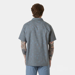 Men's Holmen Short Sleeve Shirt - 601 WASHED NAVY