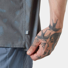 Men's Holmen Short Sleeve Shirt - 601 WASHED NAVY