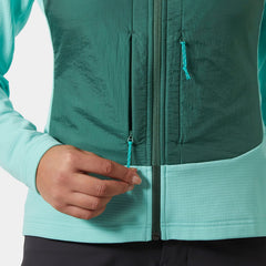 Women's Versalite Hybrid Fleece Jacket - 416 LAGOON