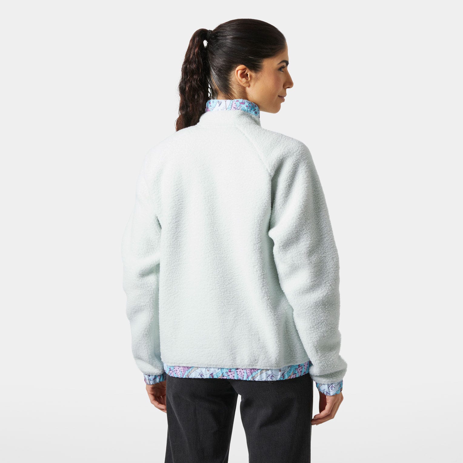 Women's Imperial Pile Snap - 404 SEAFOAM OSLO AOP
