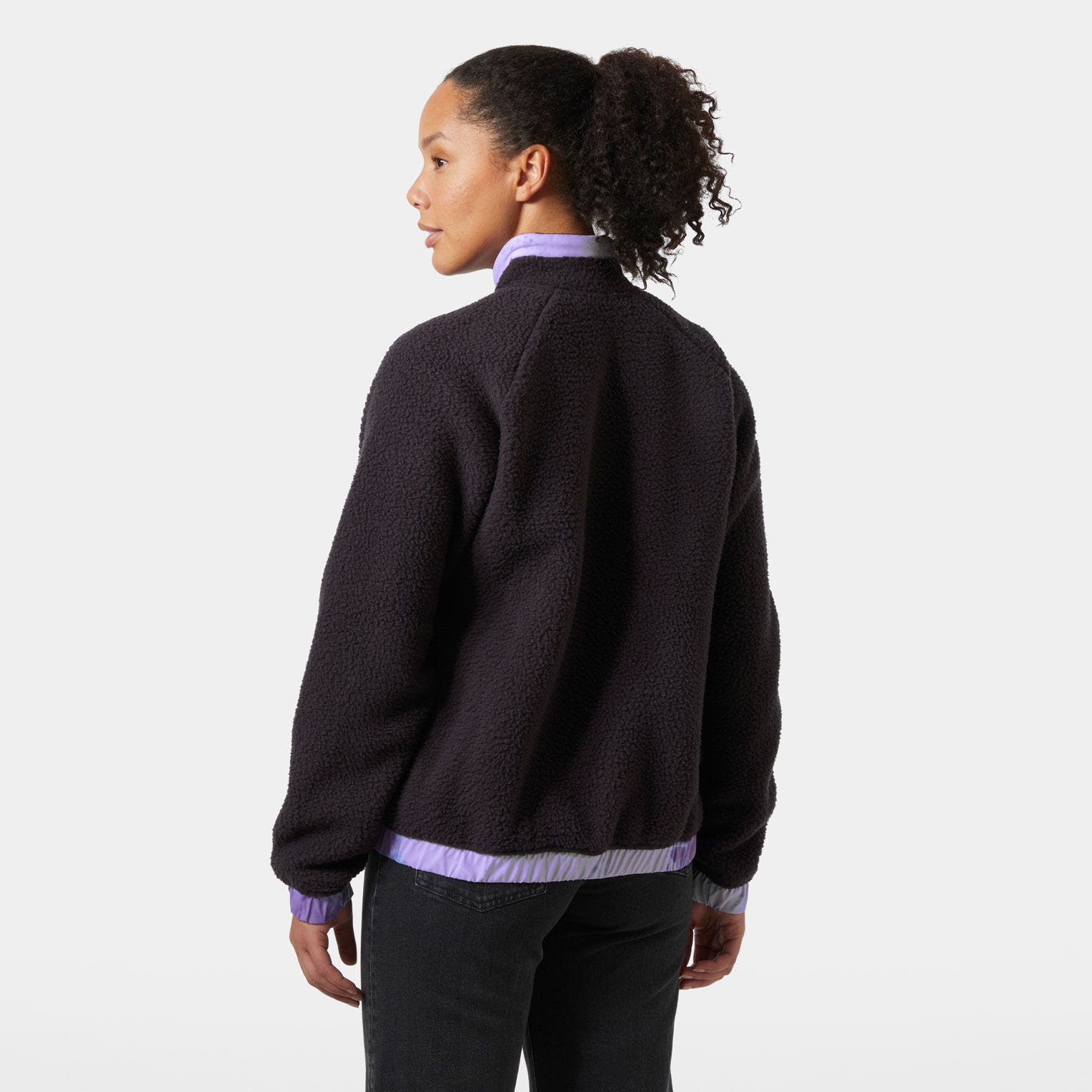 Women's Imperial Pile Snap - 660 BLACK GRAPE