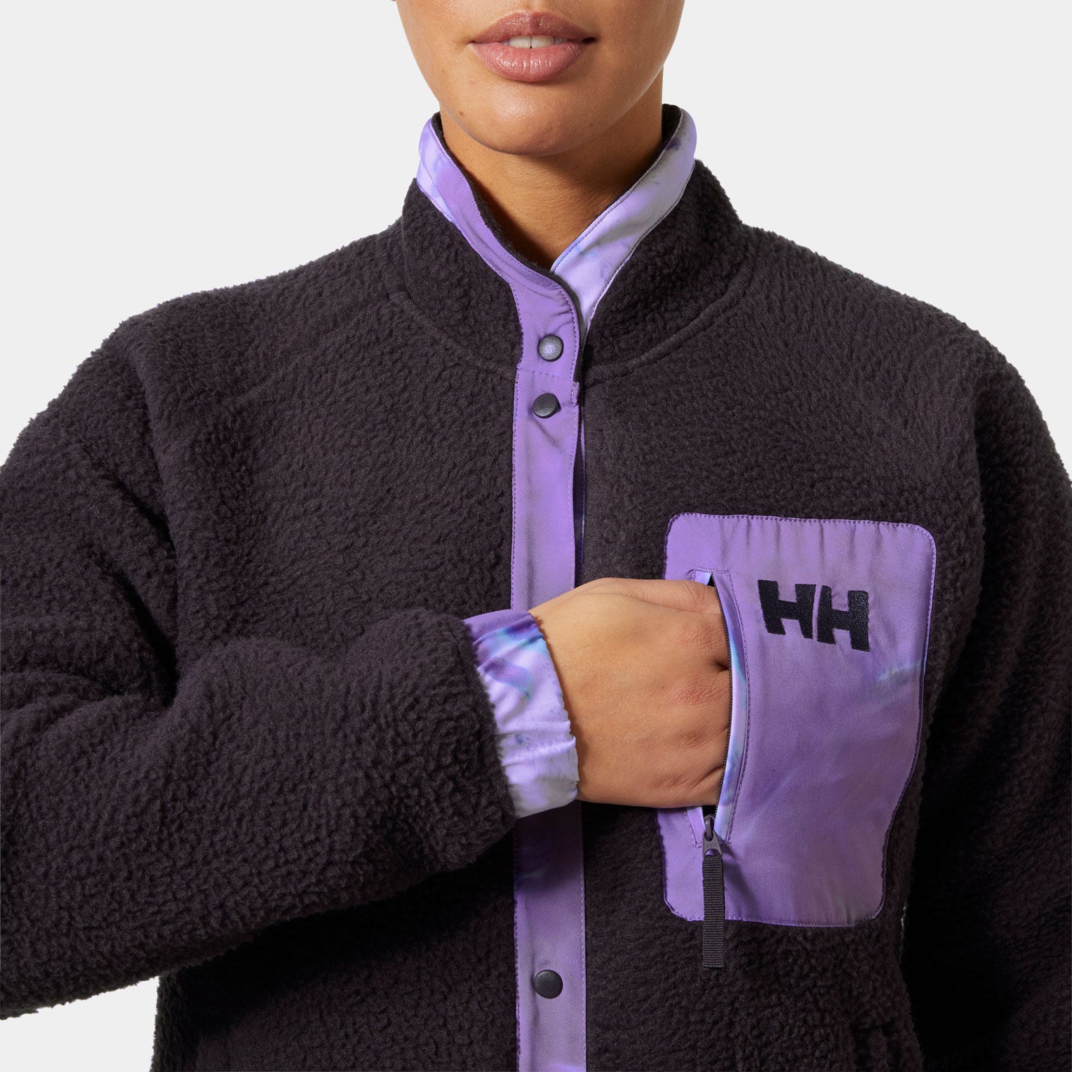 Women's Imperial Pile Snap - 660 BLACK GRAPE