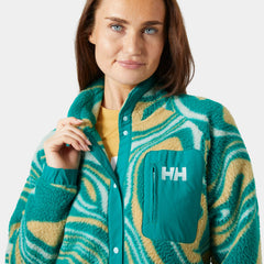 Women's Imperial Printed Pile Snap - 537 BARELY BLUE