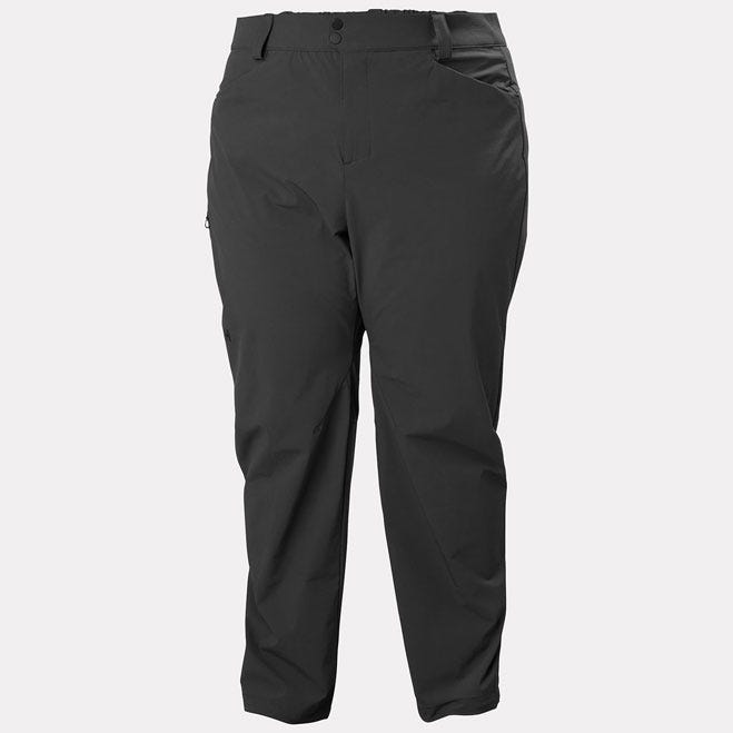 Women's Brona Softshell Plus Pants - 980 EBONY