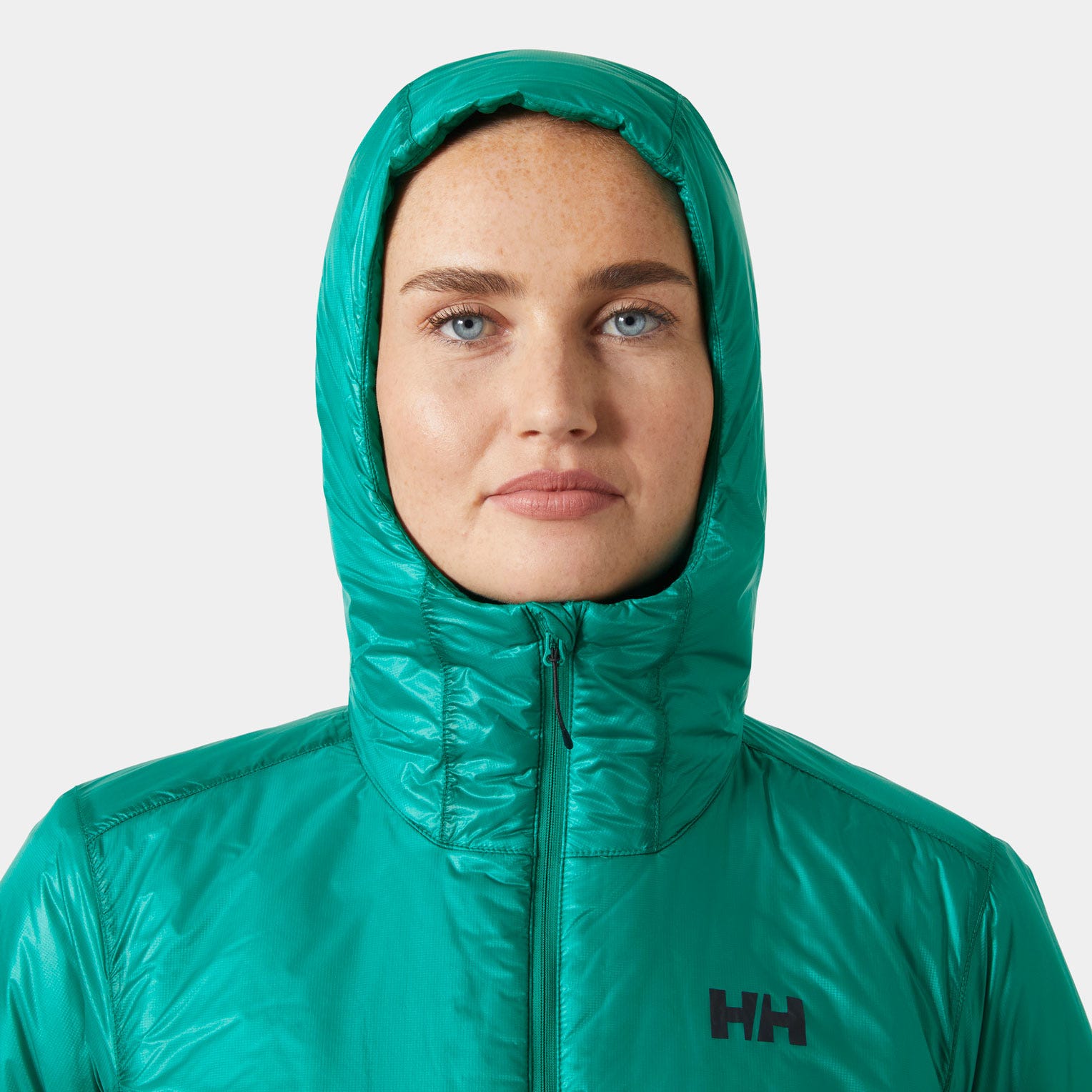 Women's Odin Everdown Hooded Jacket - 466 SIGNAL GREEN