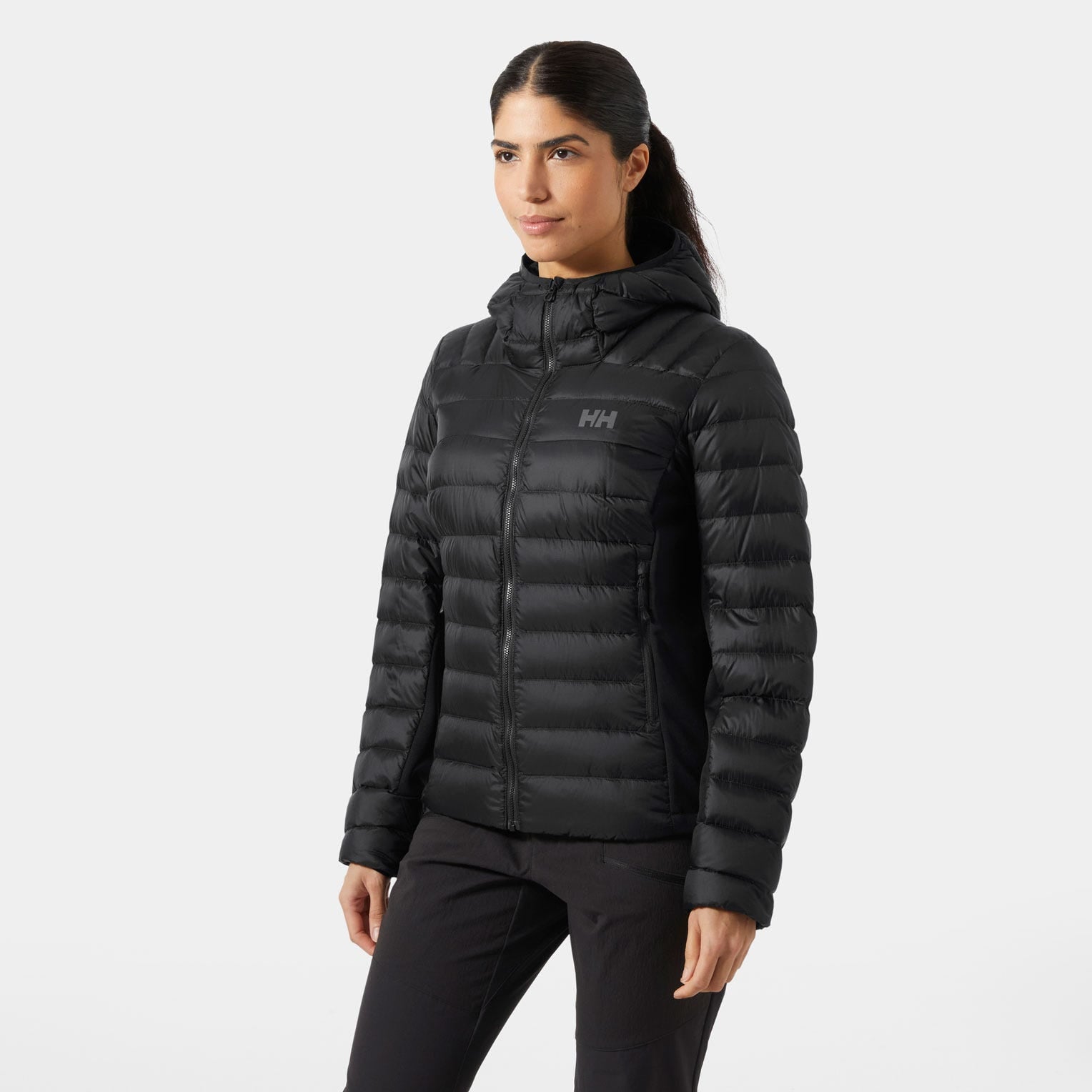 Women's Verglas Down Hybrid Hooded Jacket 2.0 - 991 BLACK