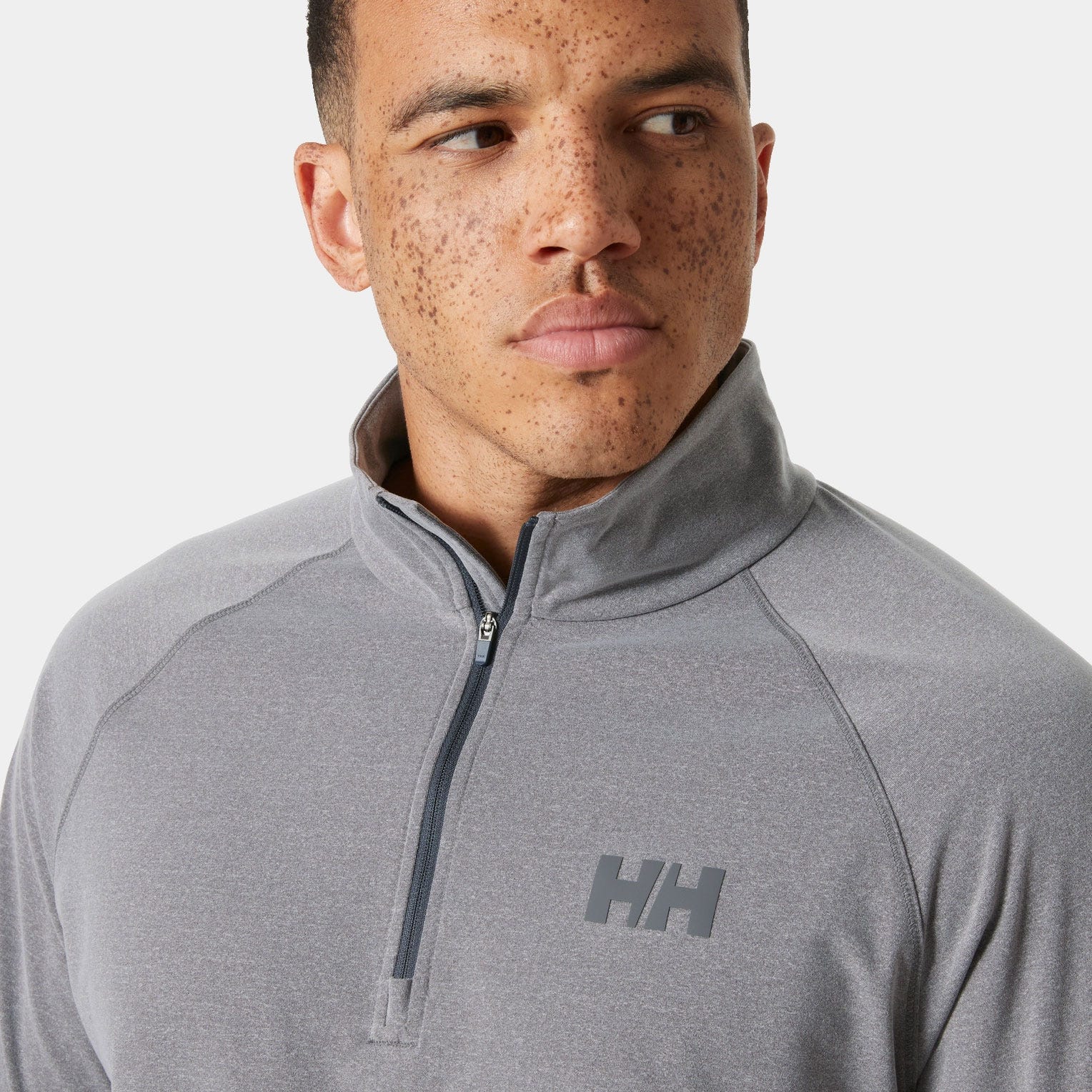 Men's Tyri Half-Zip - 980 EBONY MELANGE