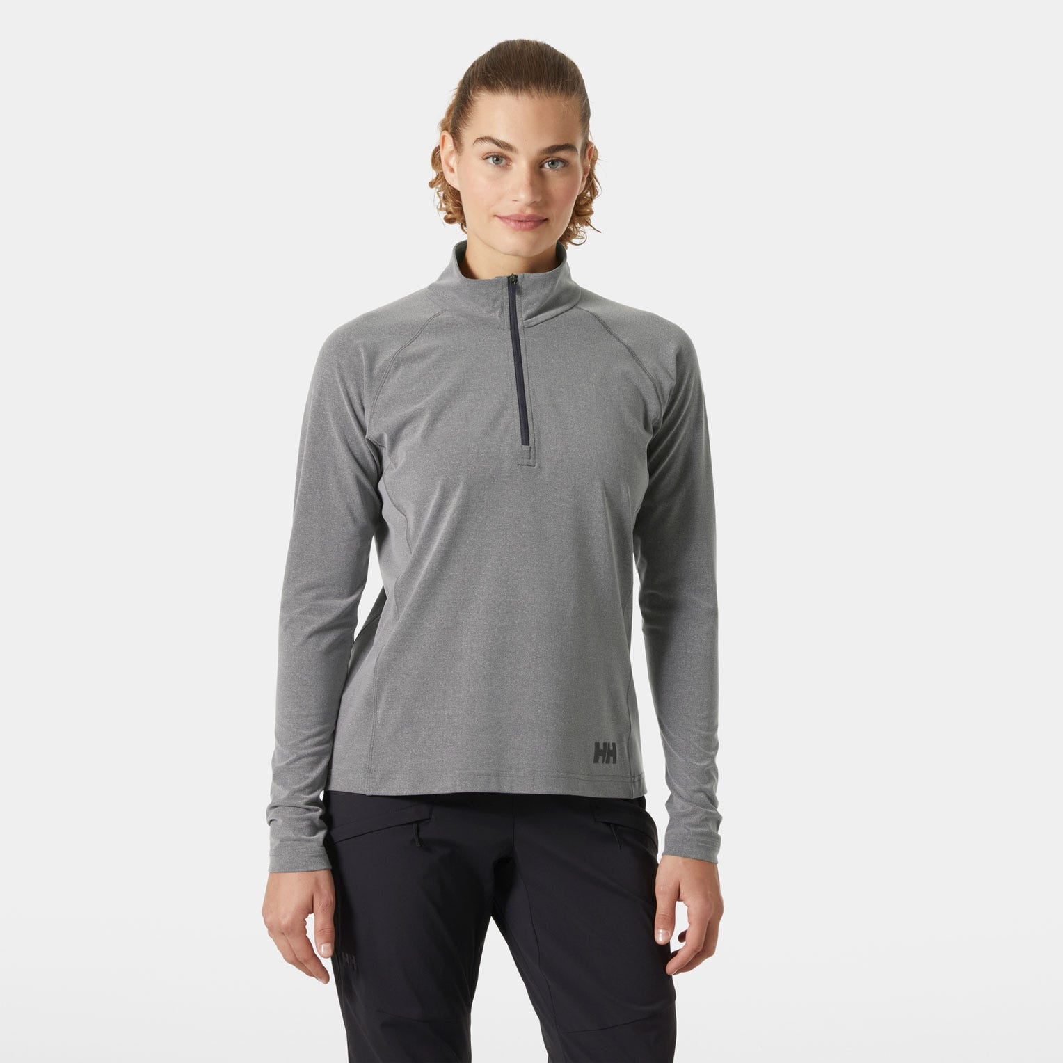 Women's Tyri Half-Zip - 980 EBONY MELANGE