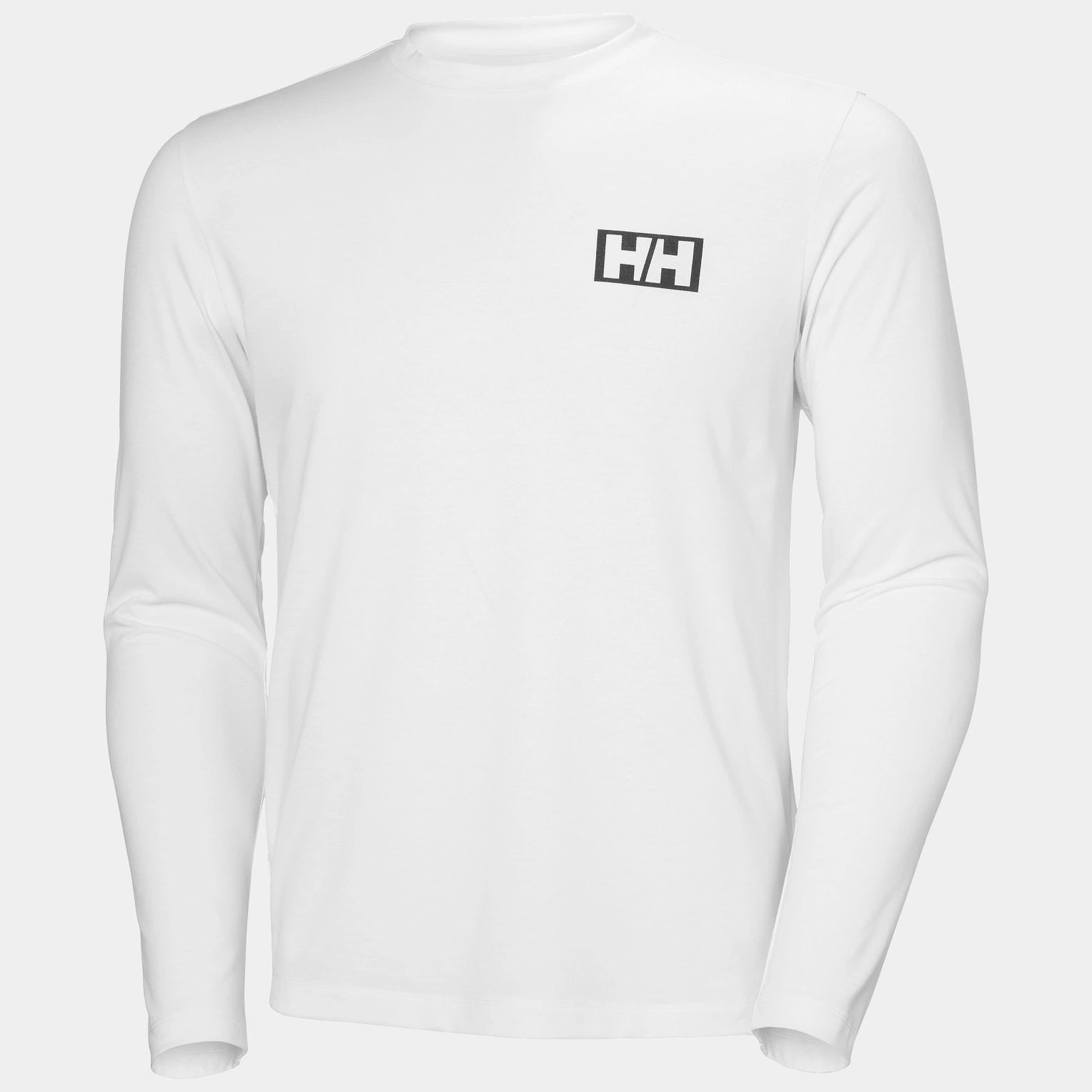 Men's Skog Graphic Long Sleeve Tee - 001 WHITE